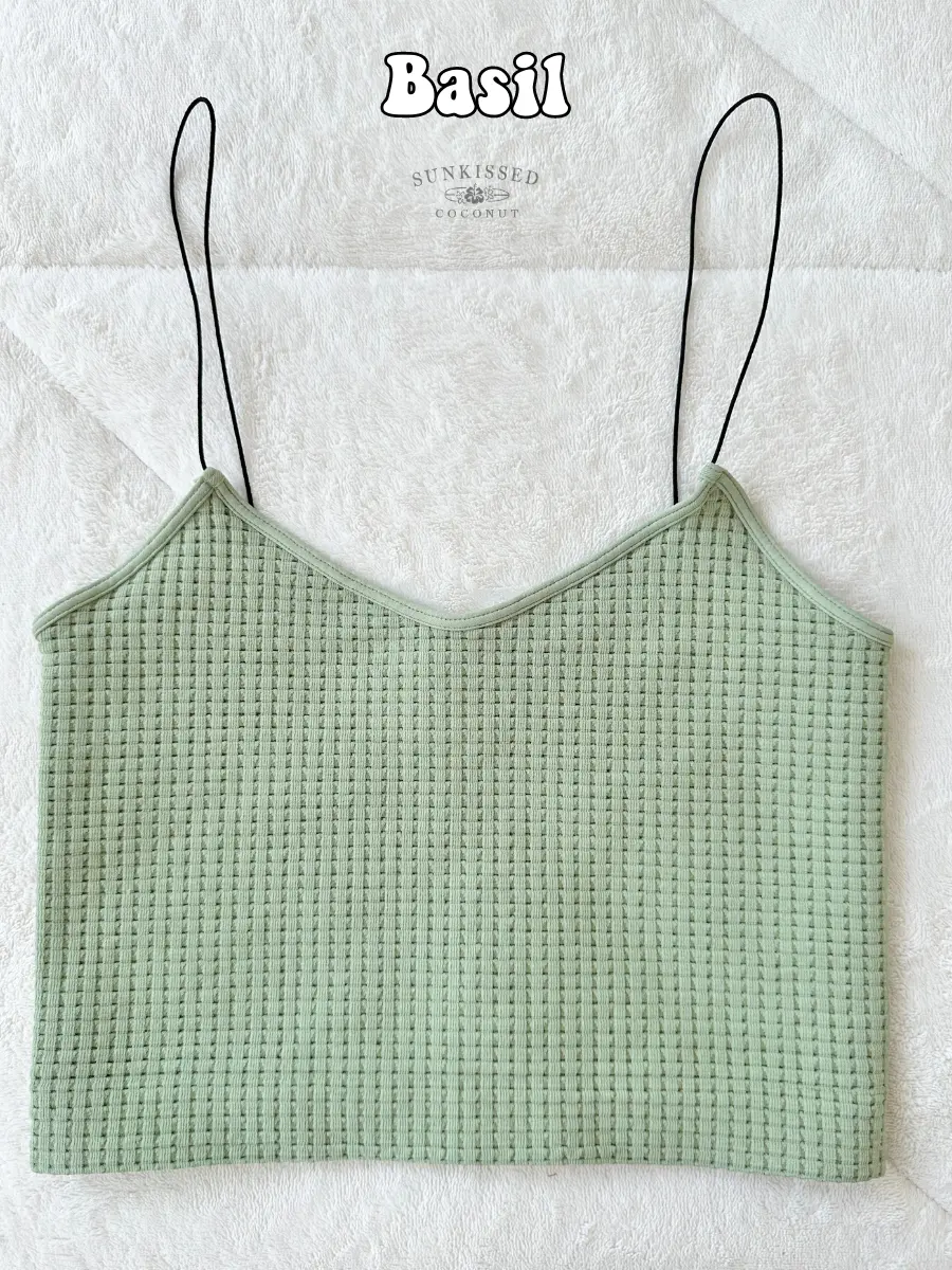 Neutral Waffle Seamless Nikibiki Camis - Image 5