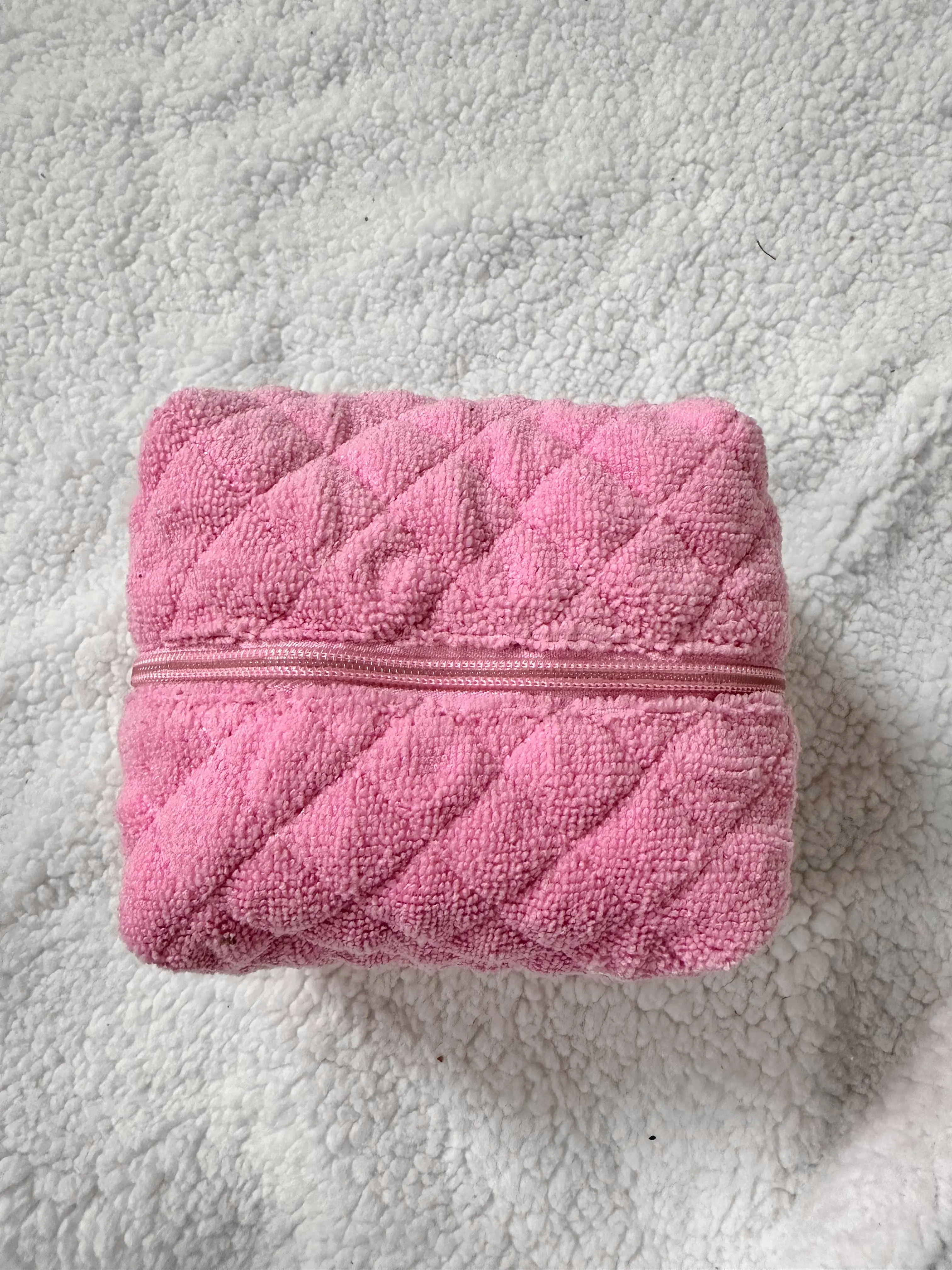 Small Olivia Quilted Handmade Travel Bag - Image 8