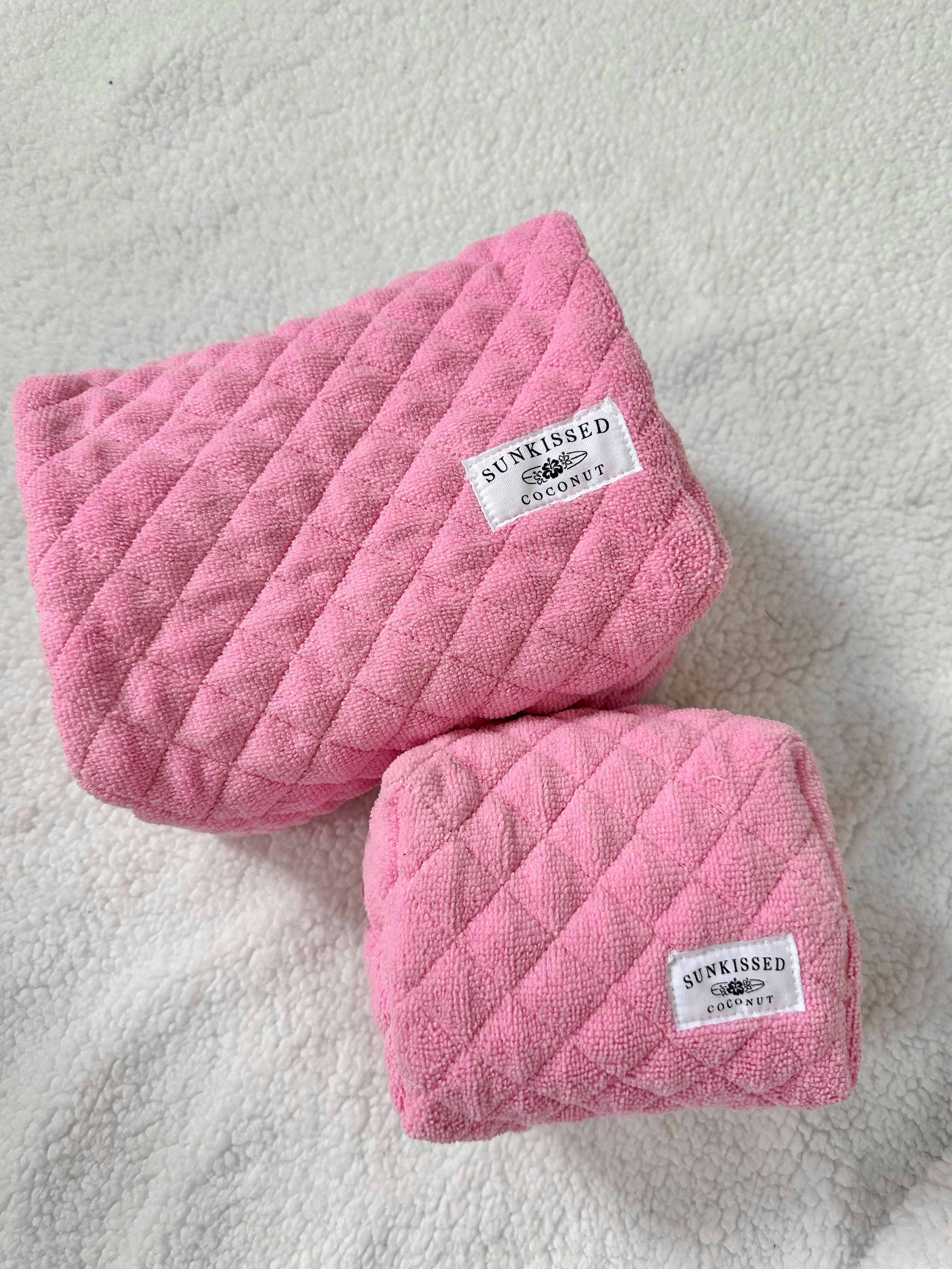 Small Olivia Quilted Handmade Travel Bag - Image 9