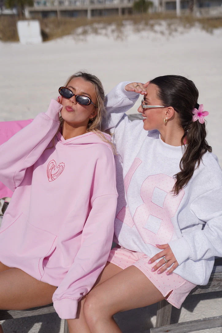 Polka Dot 18 Number Embroider Mockneck Sweatshirt - Image 16