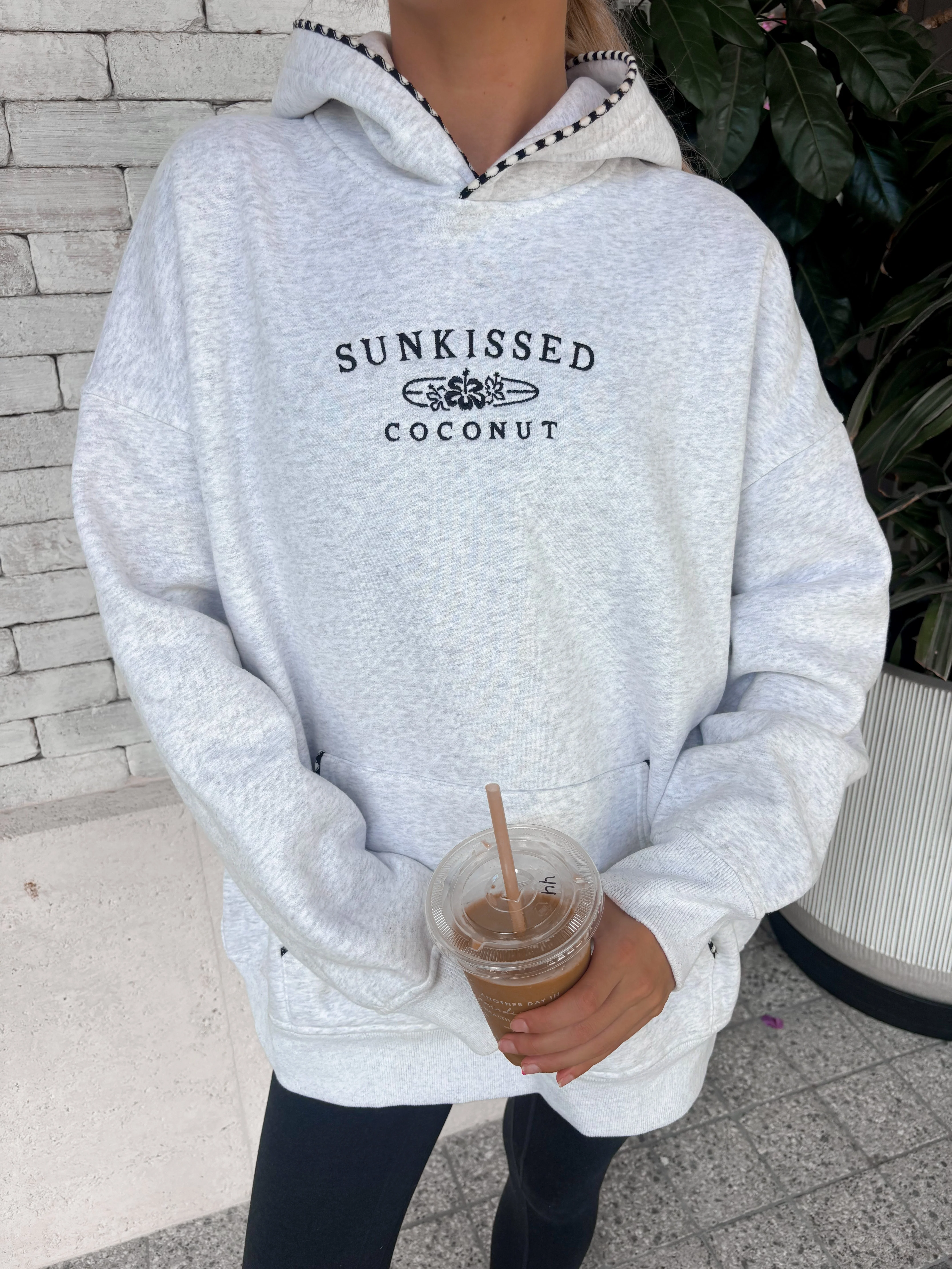 Pearl Grey Lexi Stitched Sunkissedcoconut Hoodie - Image 11
