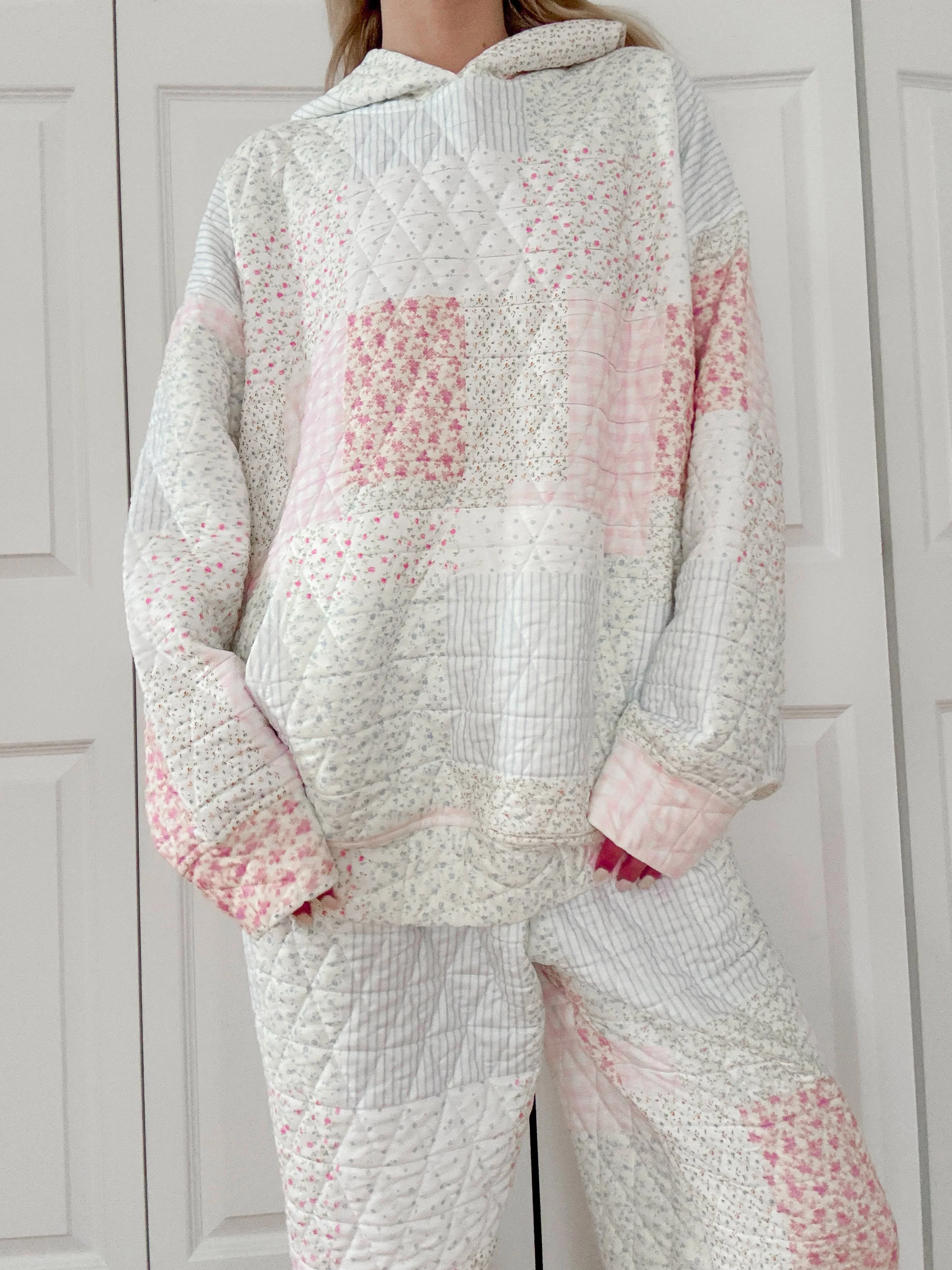 Quilted Pastel Hoodie - Image 5