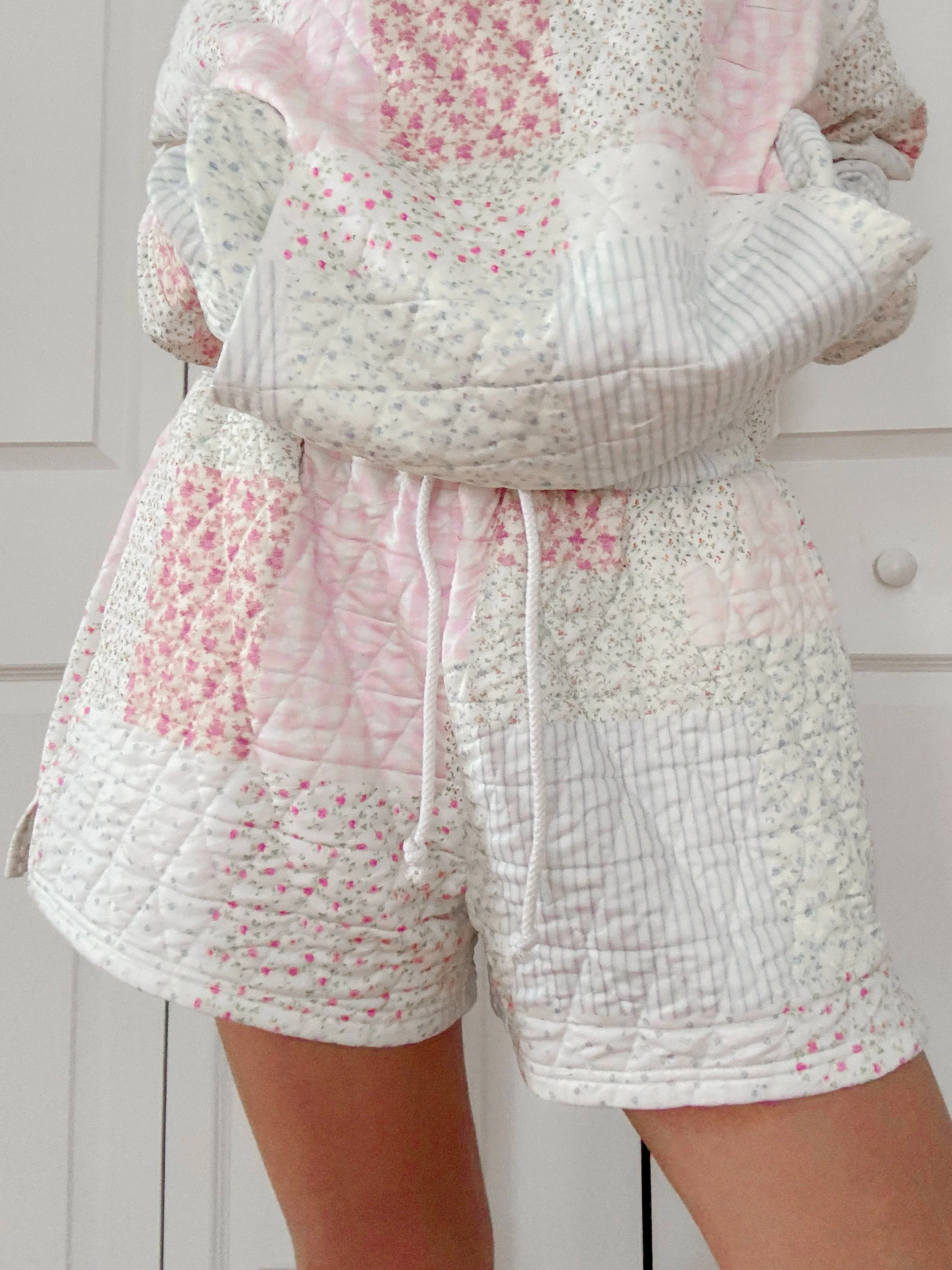 Quilted Pastel Shorts - Image 2