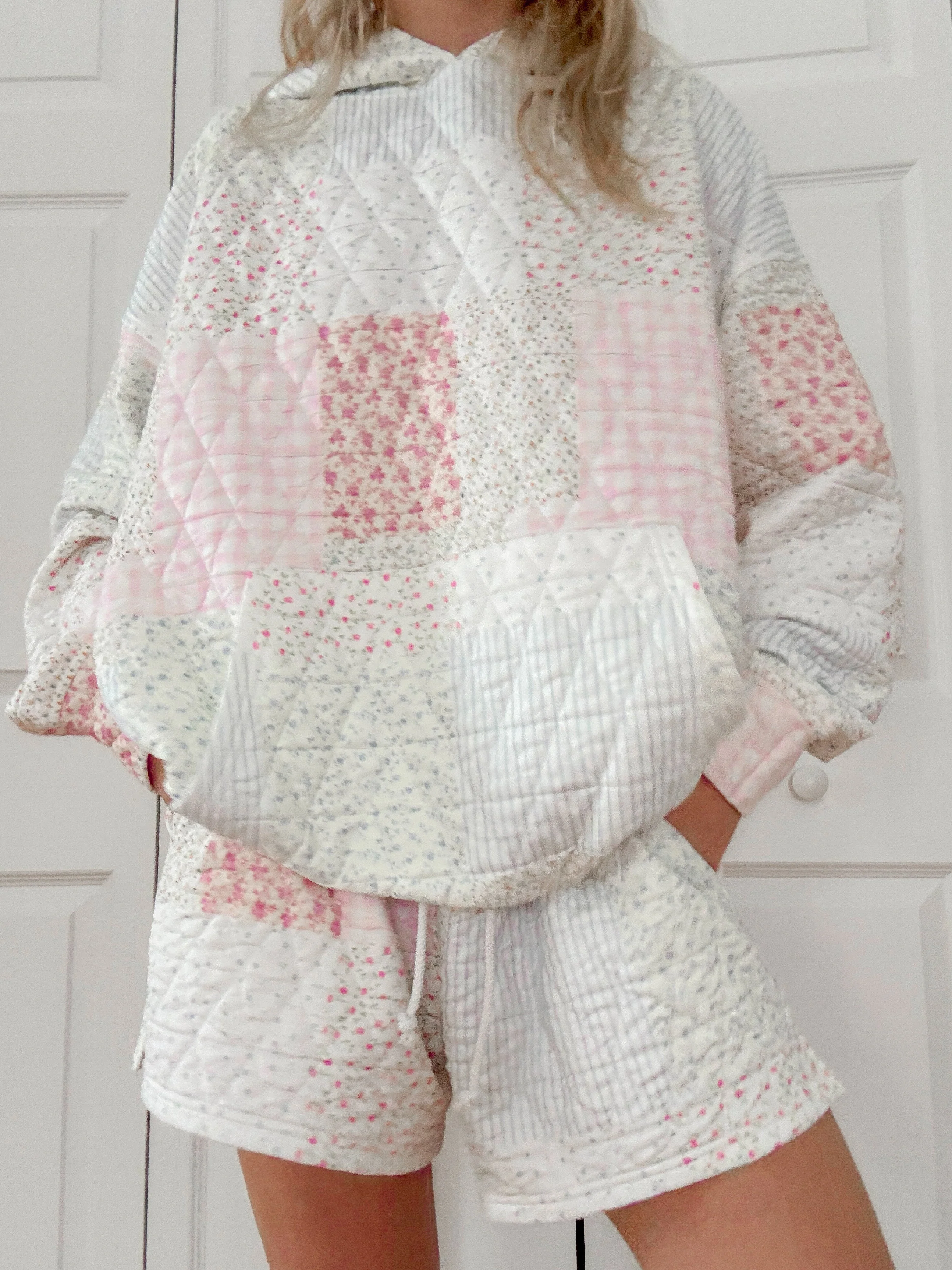 Quilted Pastel Shorts - Image 4