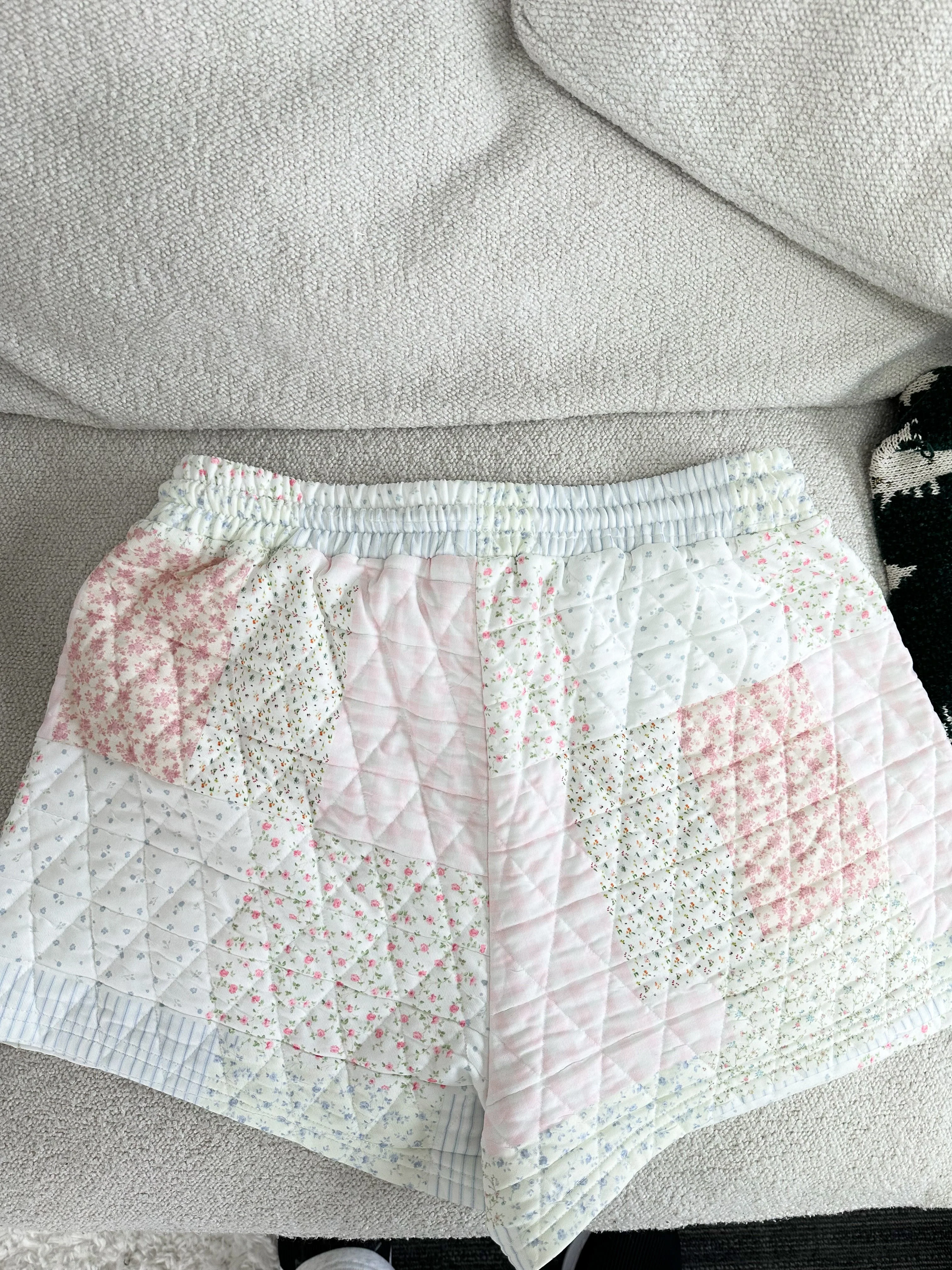 Quilted Pastel Shorts - Image 7