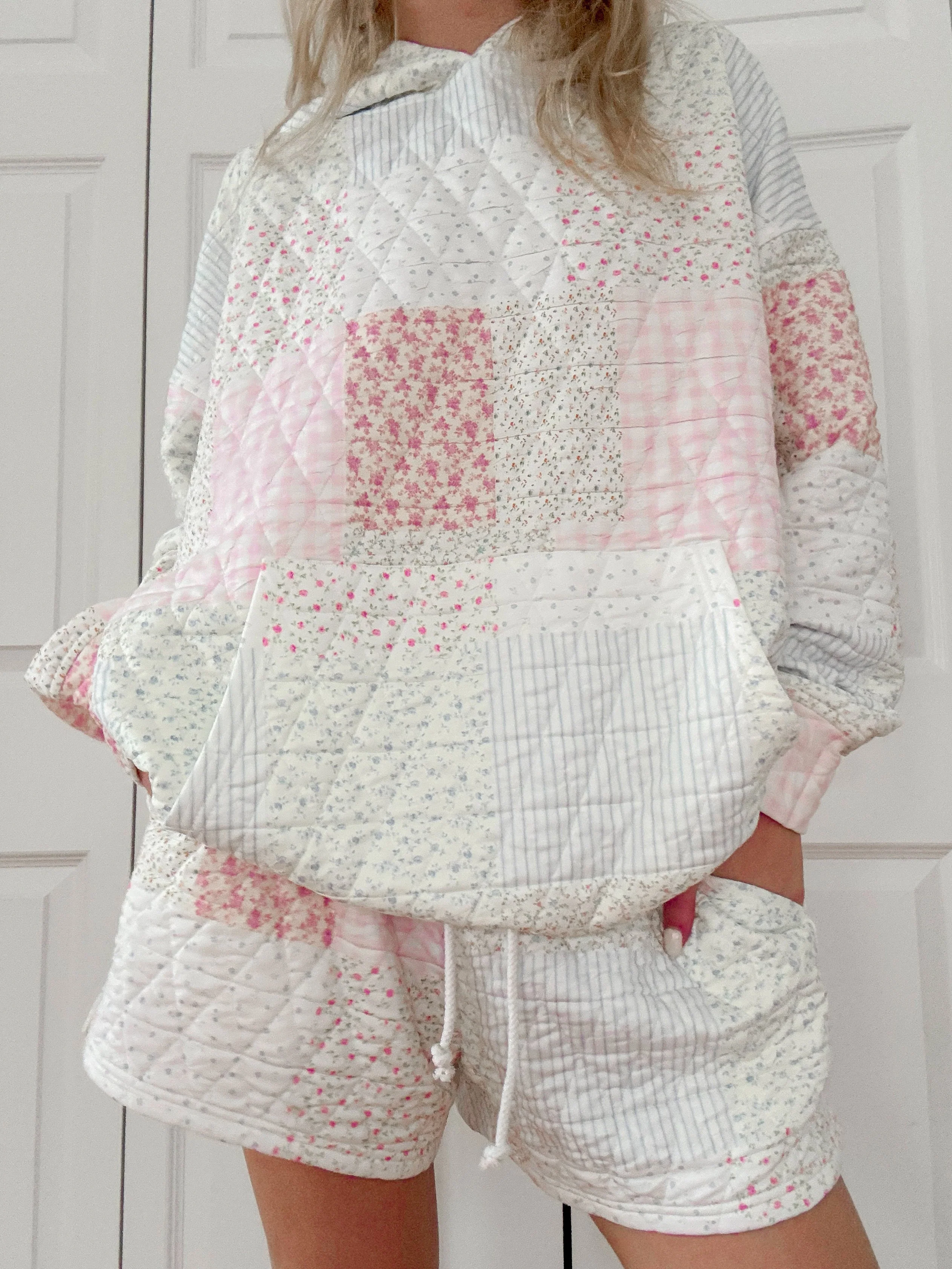 Quilted Pastel Shorts - Image 8