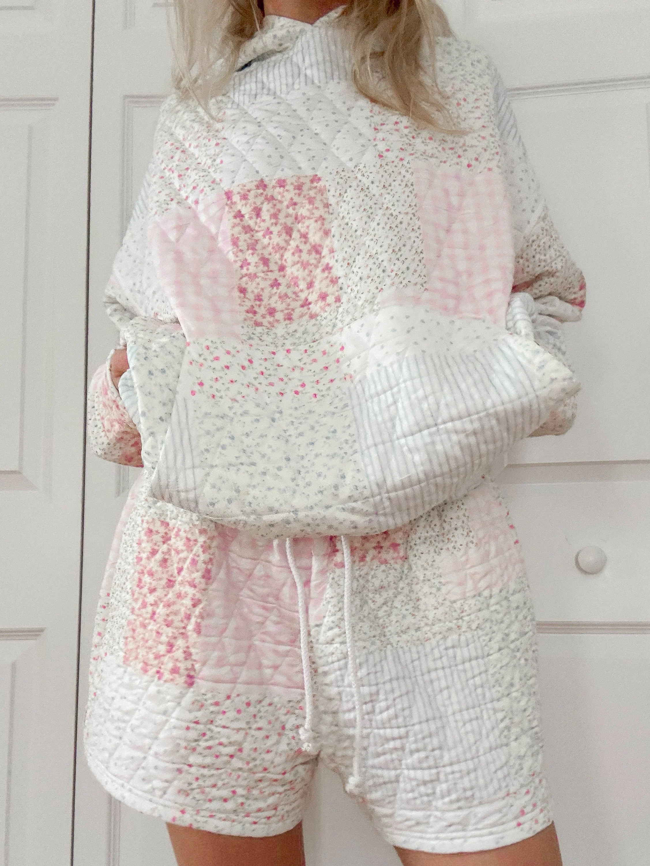 Quilted Pastel Shorts - Image 9
