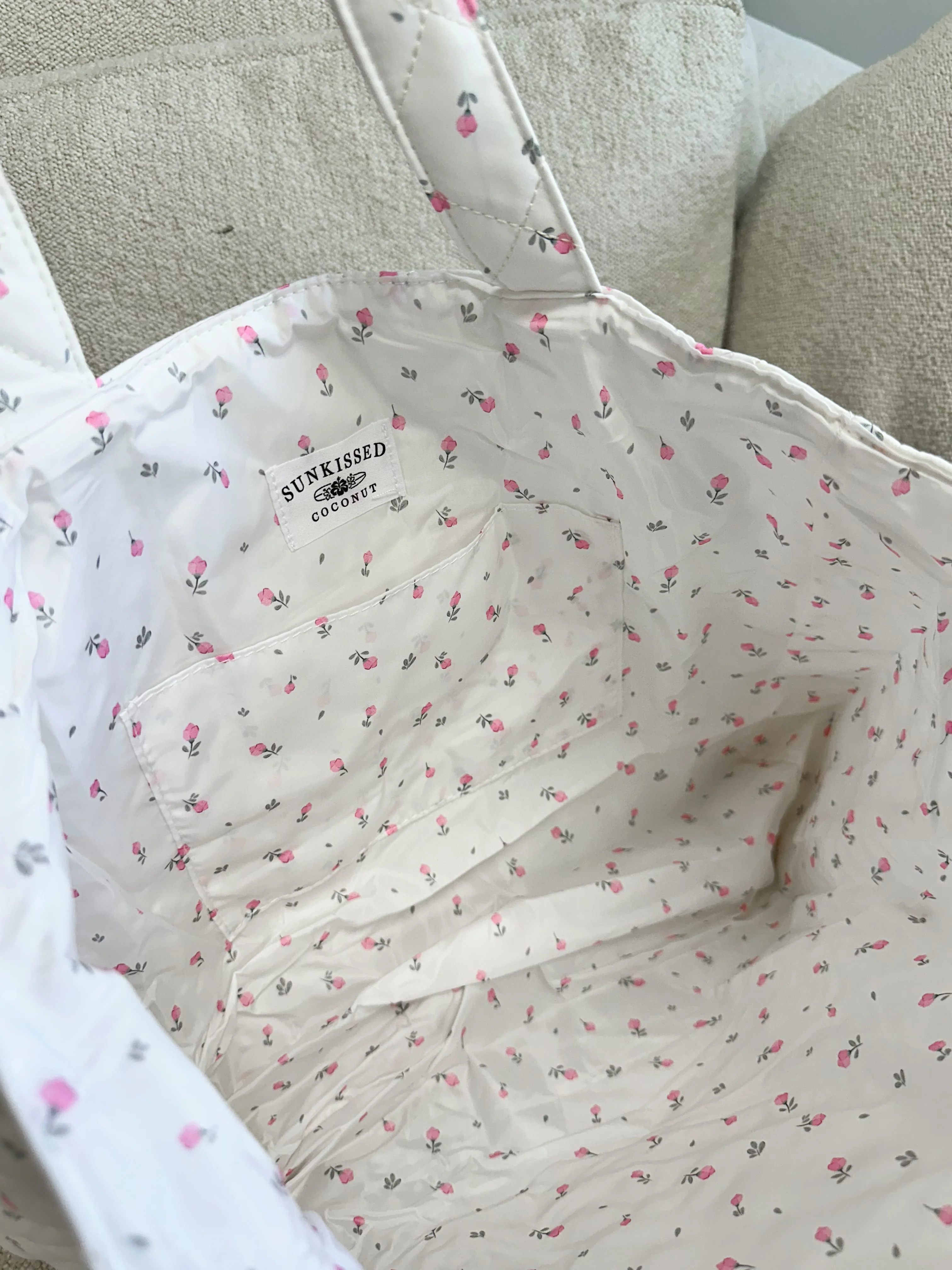 Roses Handmade Tote Bag - Image 11