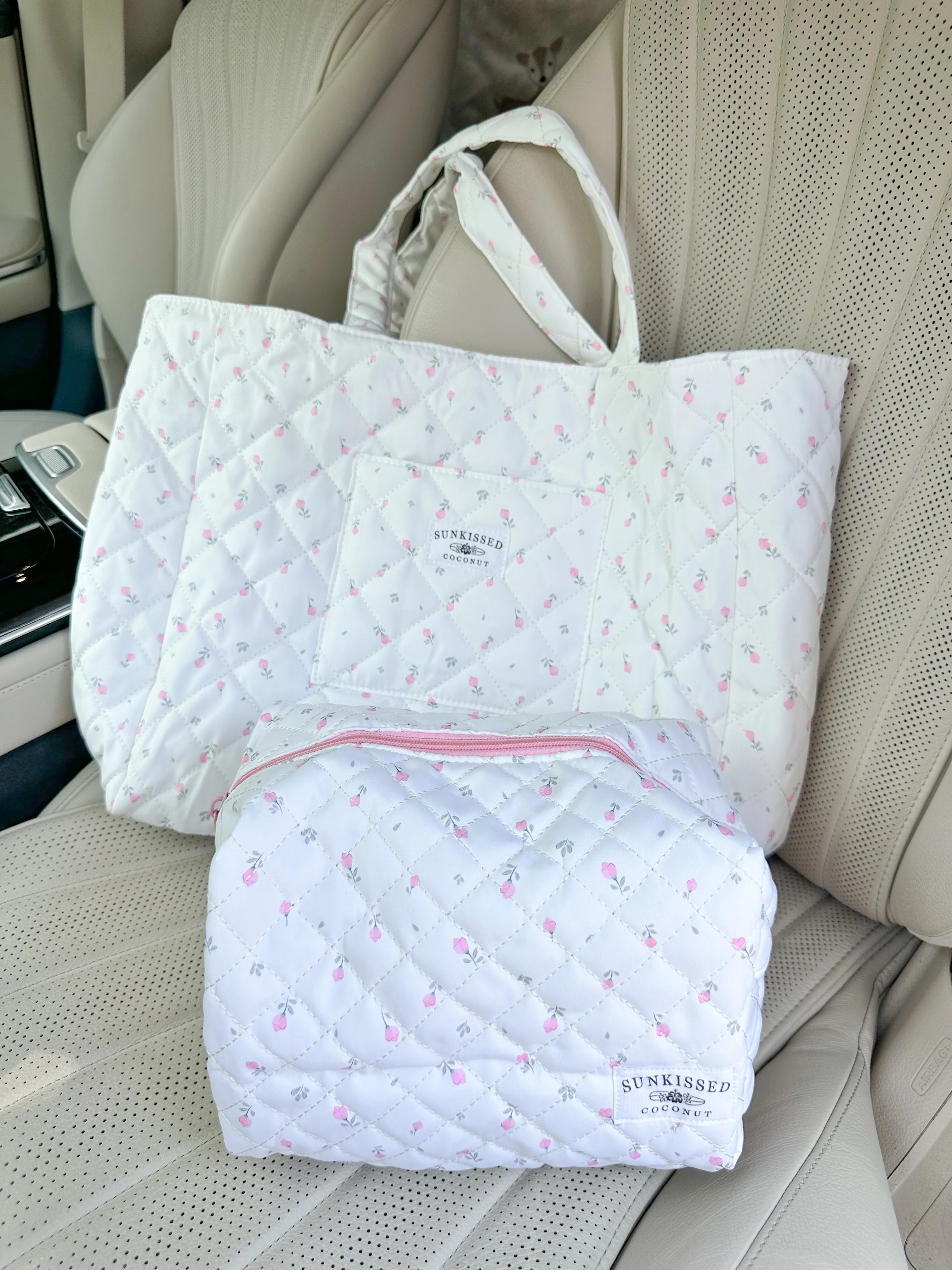 Roses Handmade Tote Bag - Image 6