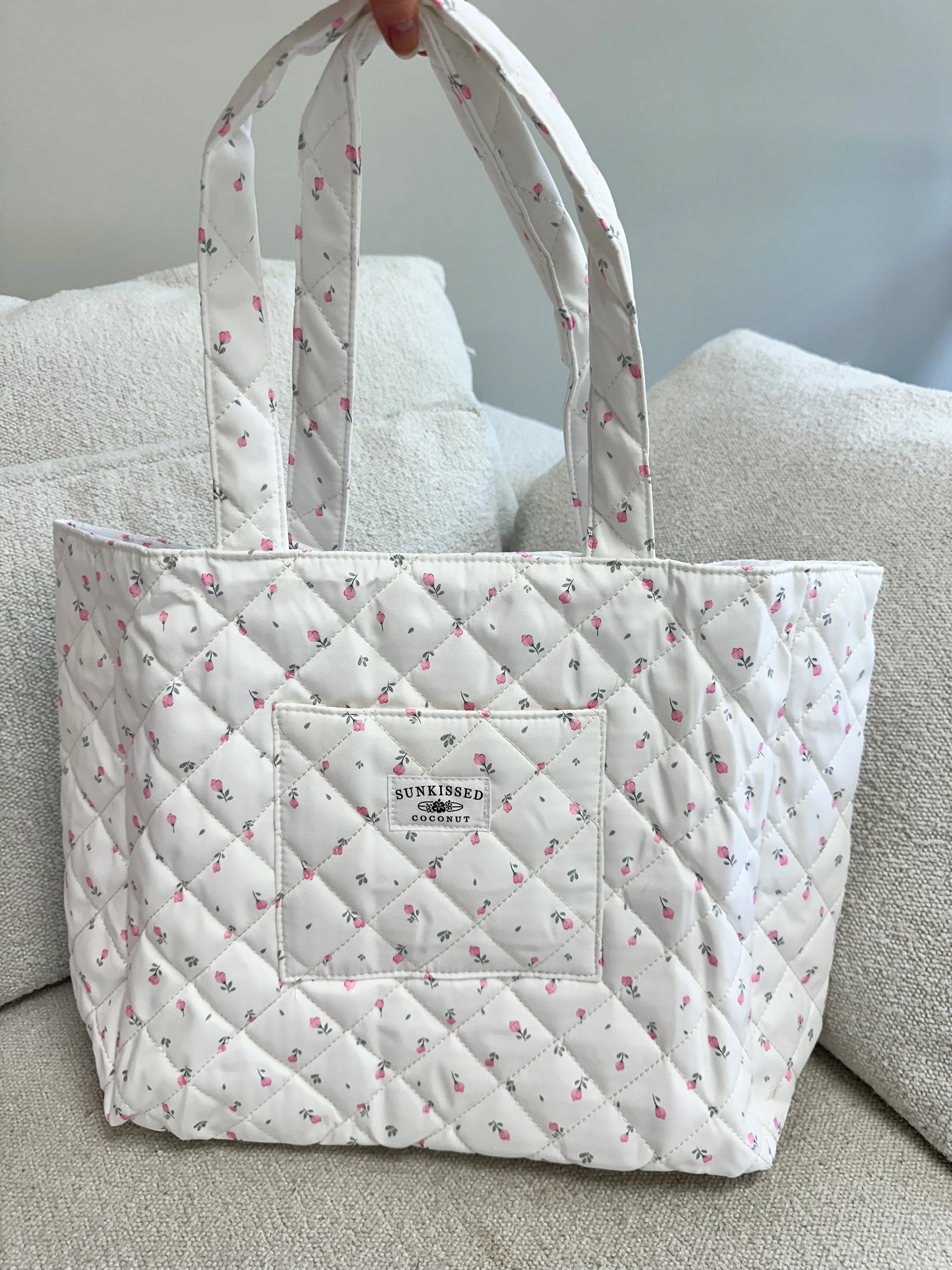 Roses Handmade Tote Bag - Image 7