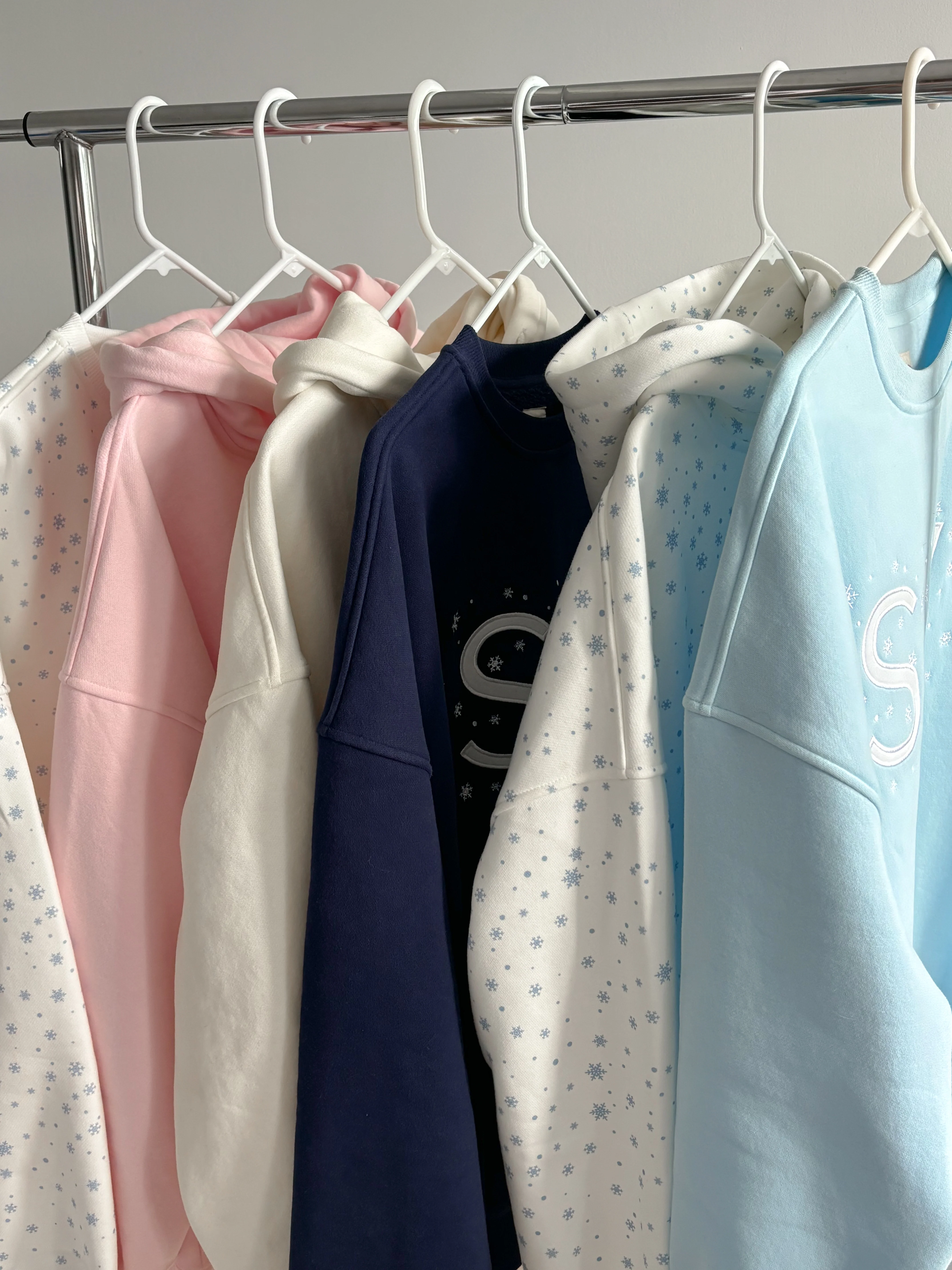 Icy Blue Ski Snowflake Sweatshirt - Image 8