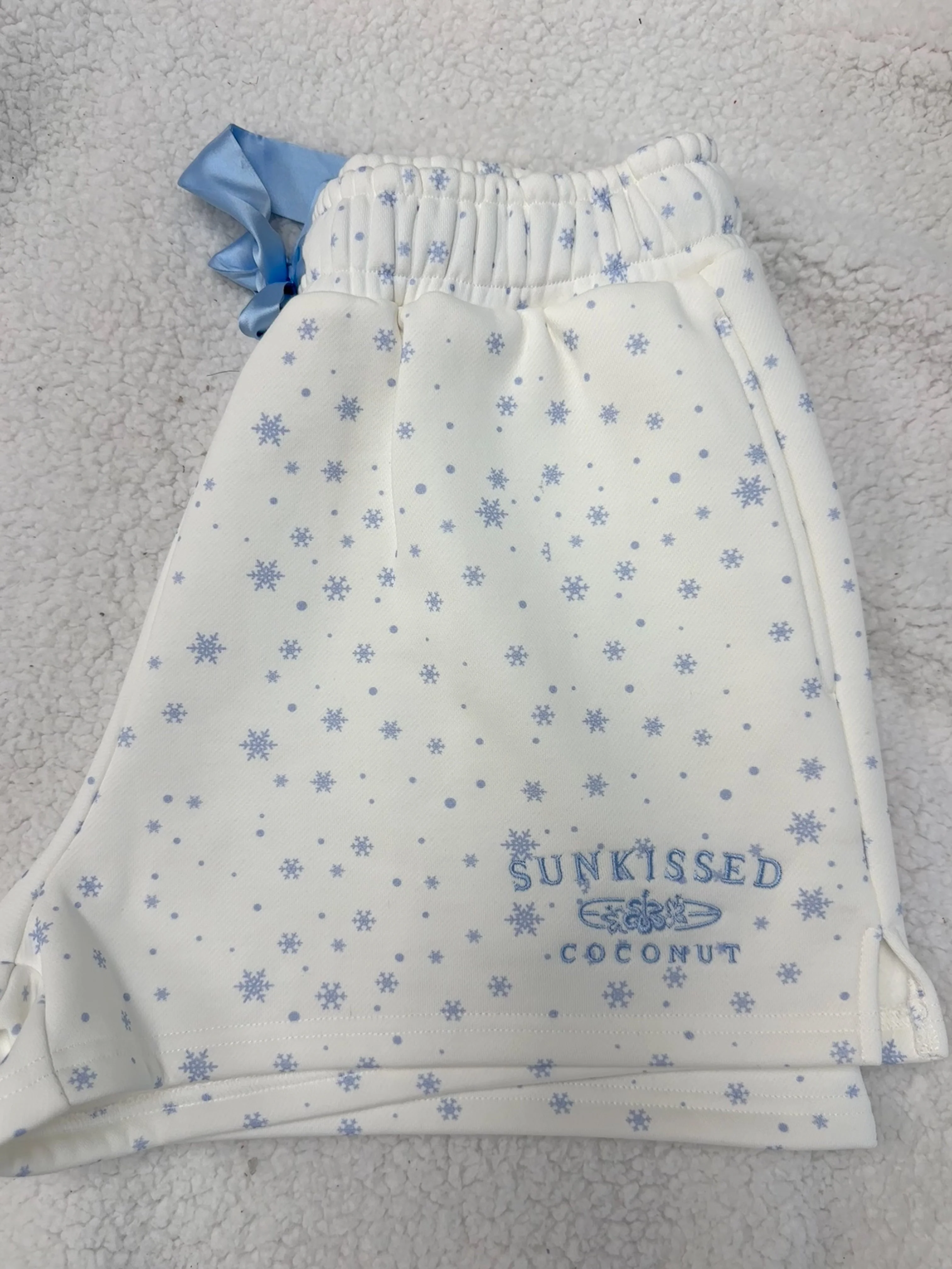 Snowflake Sunkissedcoconut Embroider Shorts - Image 3