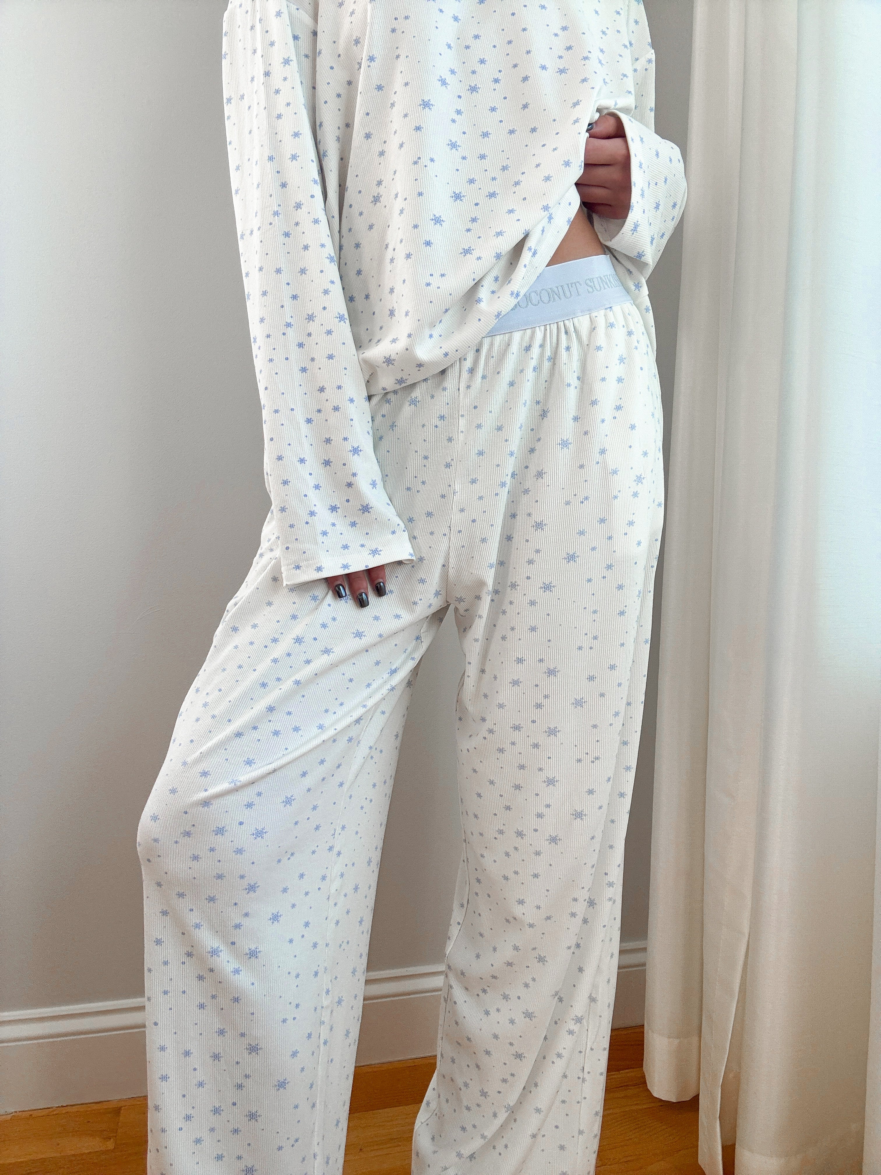 Snowflake Sunkissedcoconut Pajama Pants