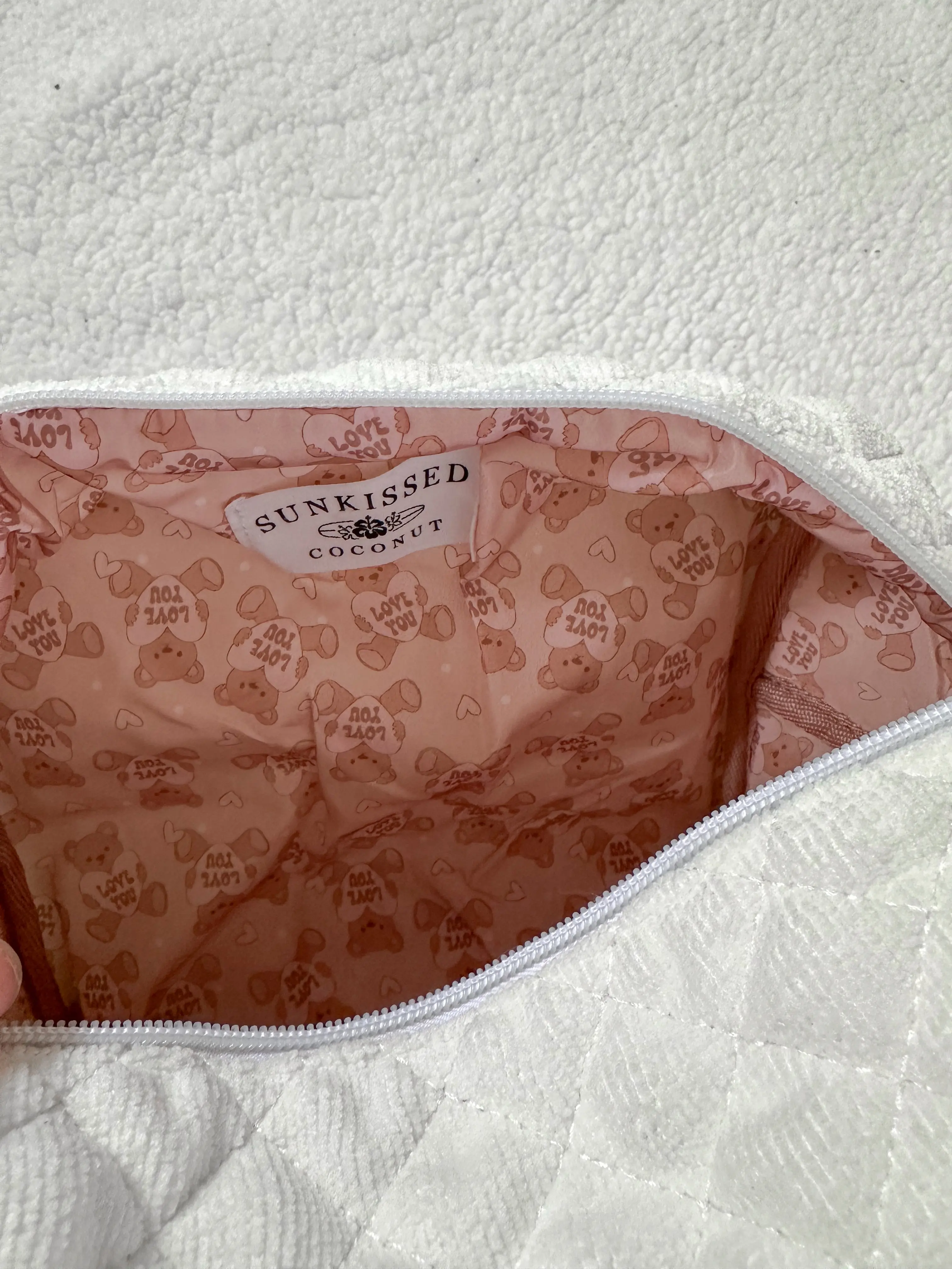 Large Teddy Bear Quilted Handmade Travel Bag - Image 9
