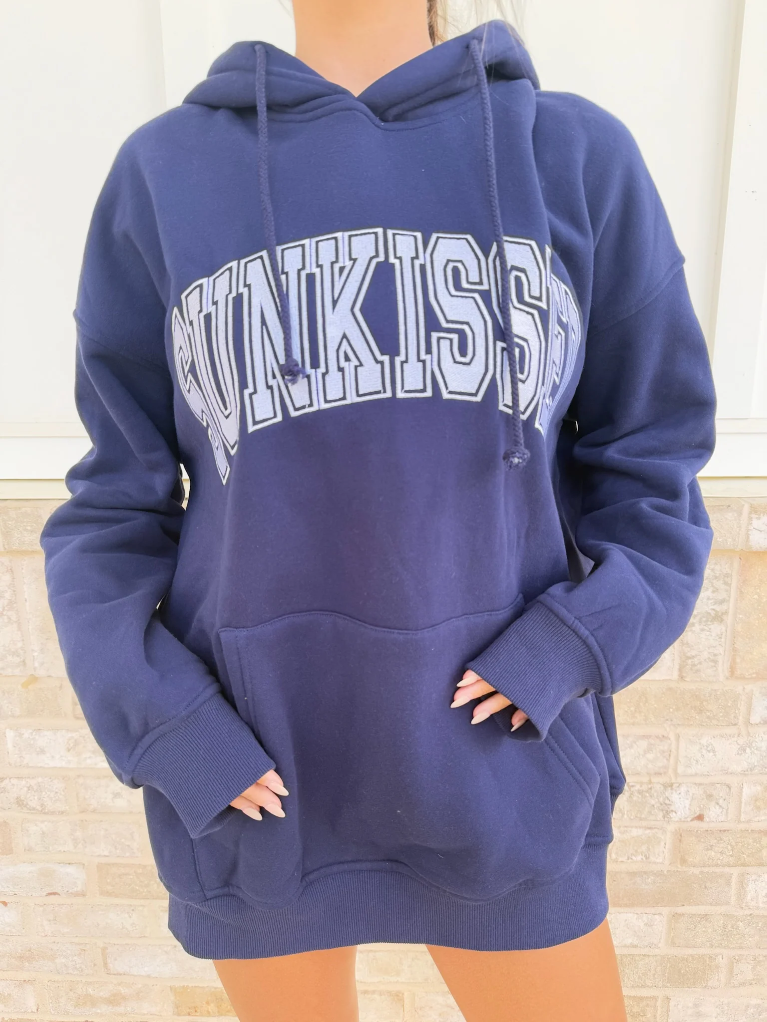 Sunkissed Collegiate Embroider Oversized Hoodie - Image 17