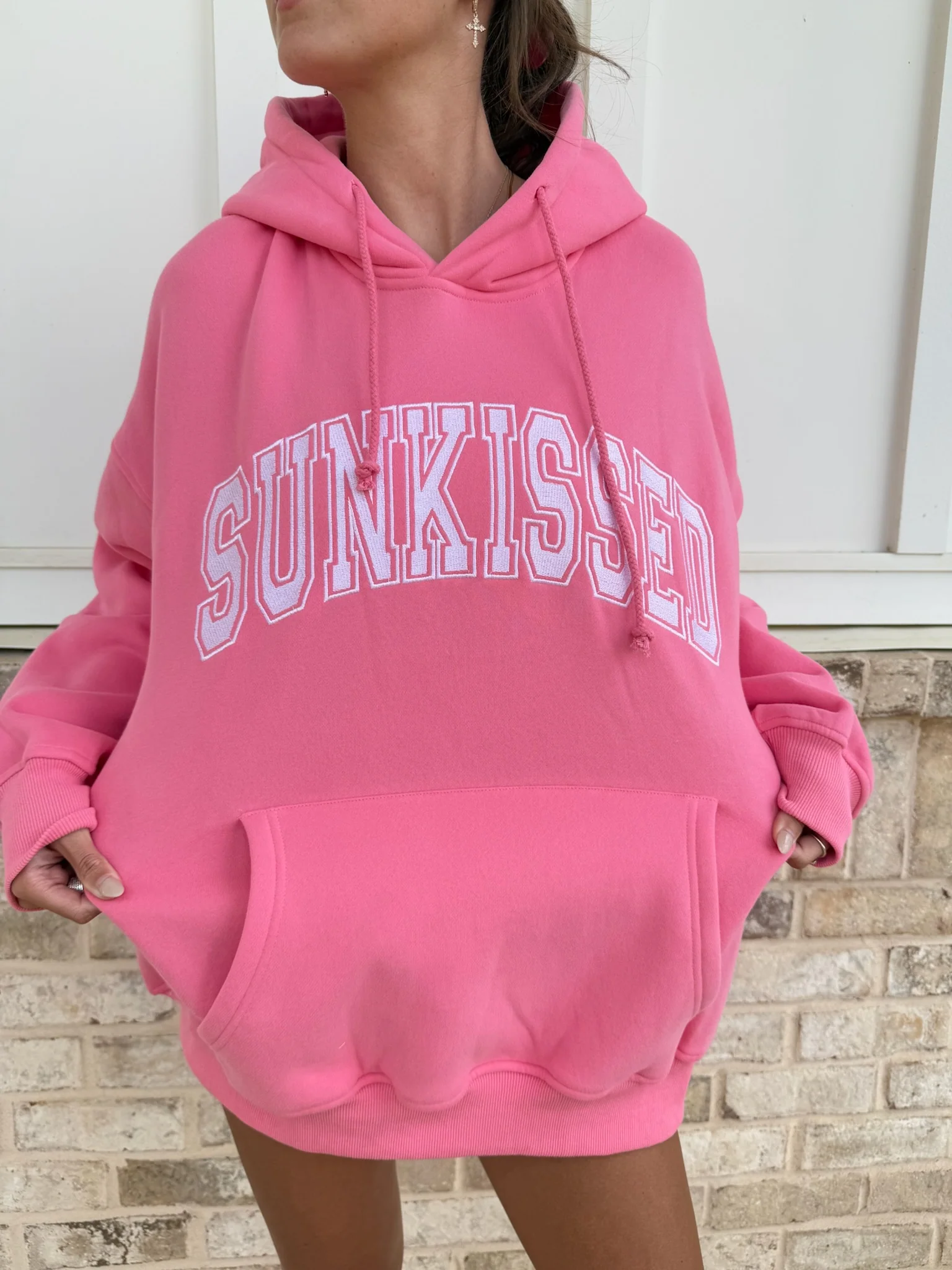 Sunkissed Collegiate Embroider Oversized Hoodie - Image 24