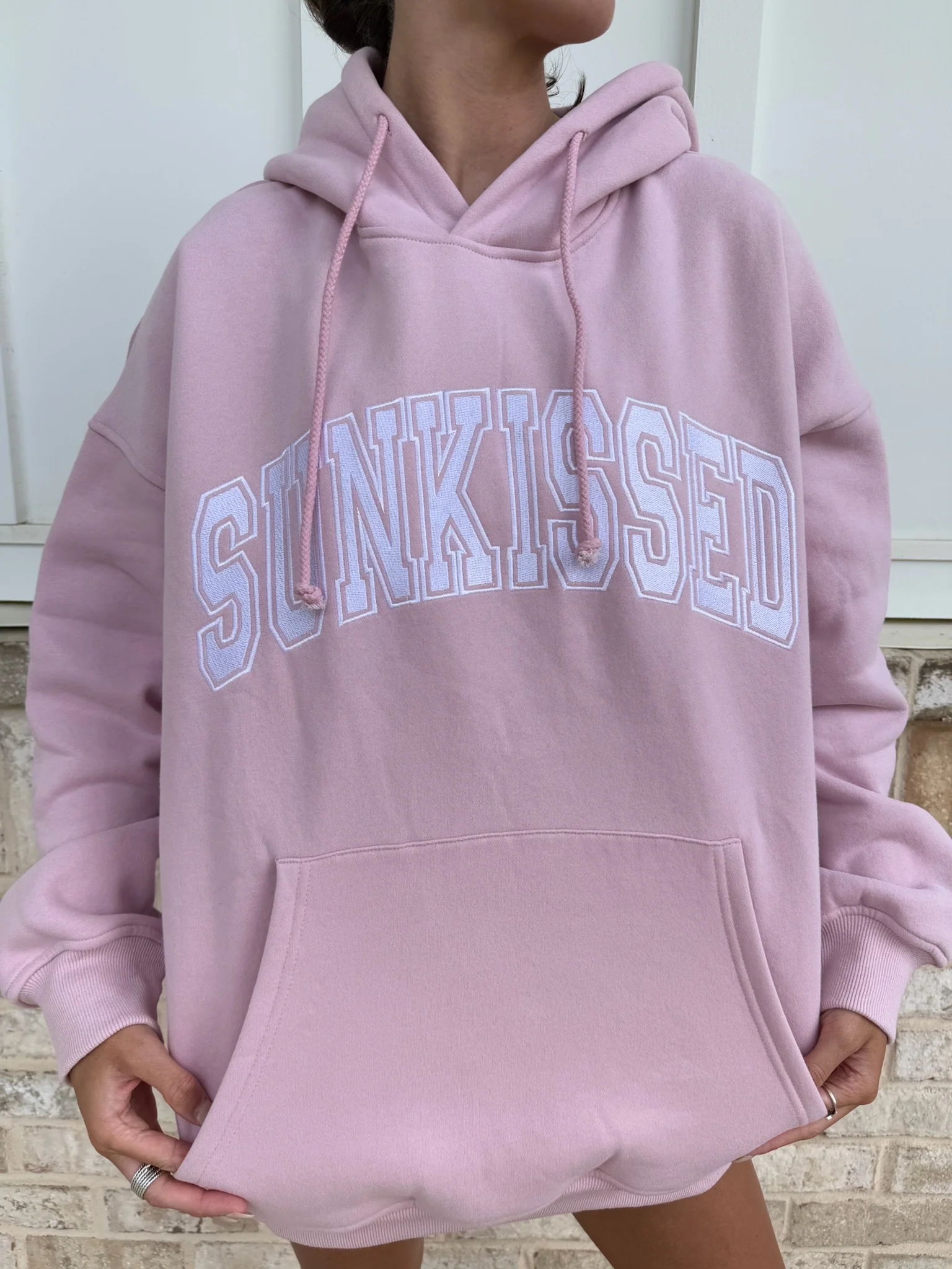 Sunkissed Collegiate Embroider Oversized Hoodie - Image 25