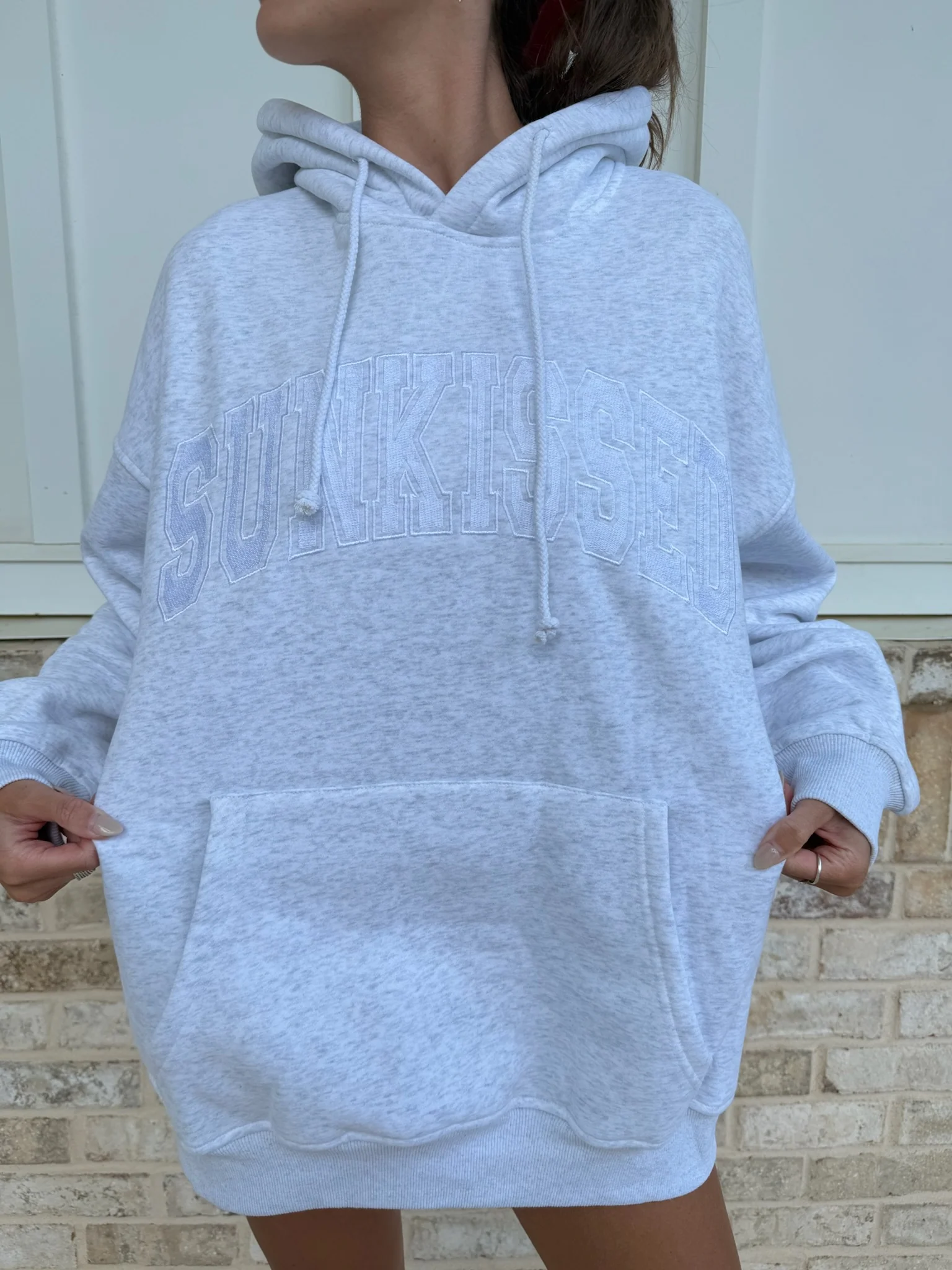 Sunkissed Collegiate Embroider Oversized Hoodie - Image 33
