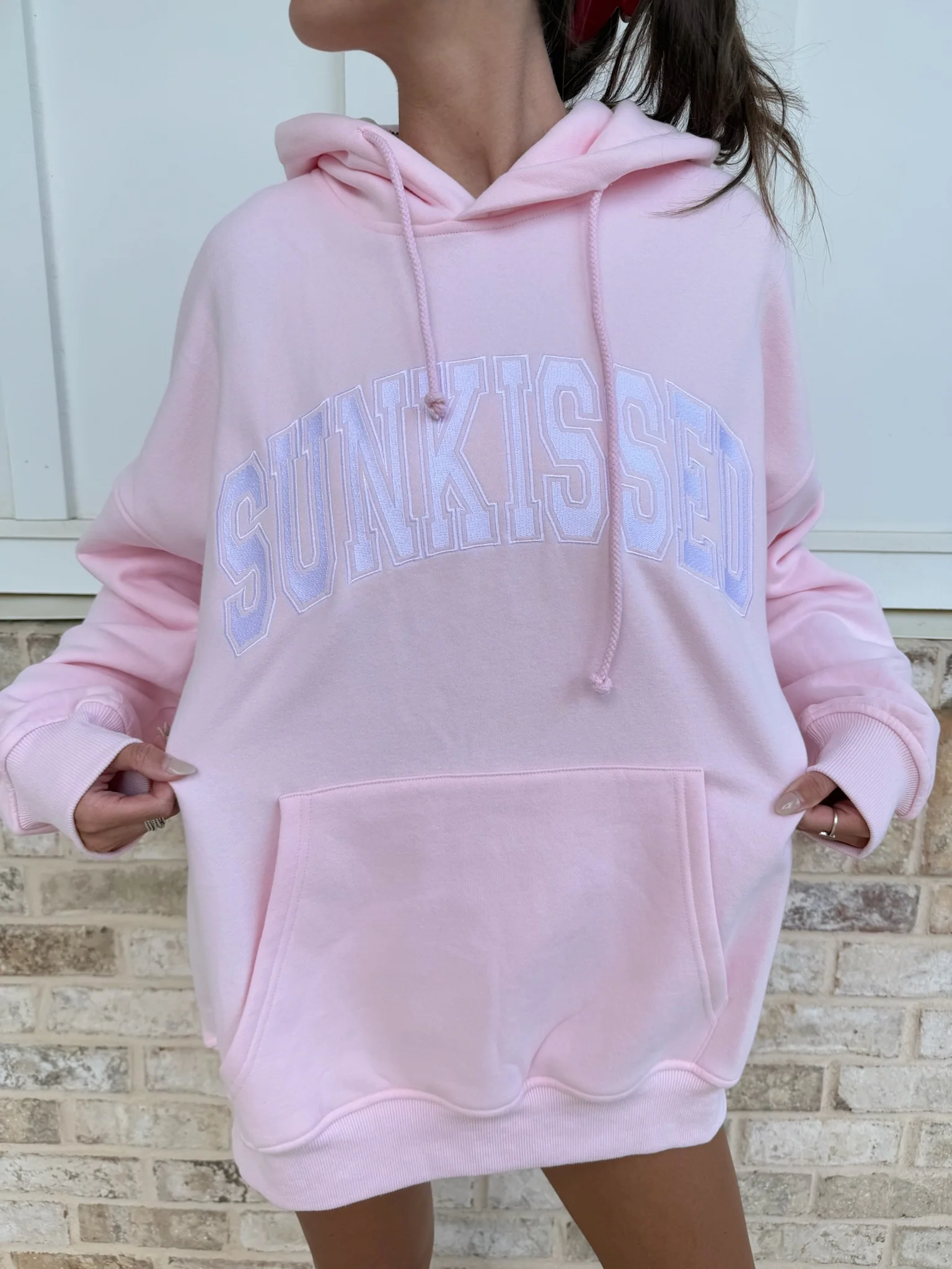 Sunkissed Collegiate Embroider Oversized Hoodie - Image 35