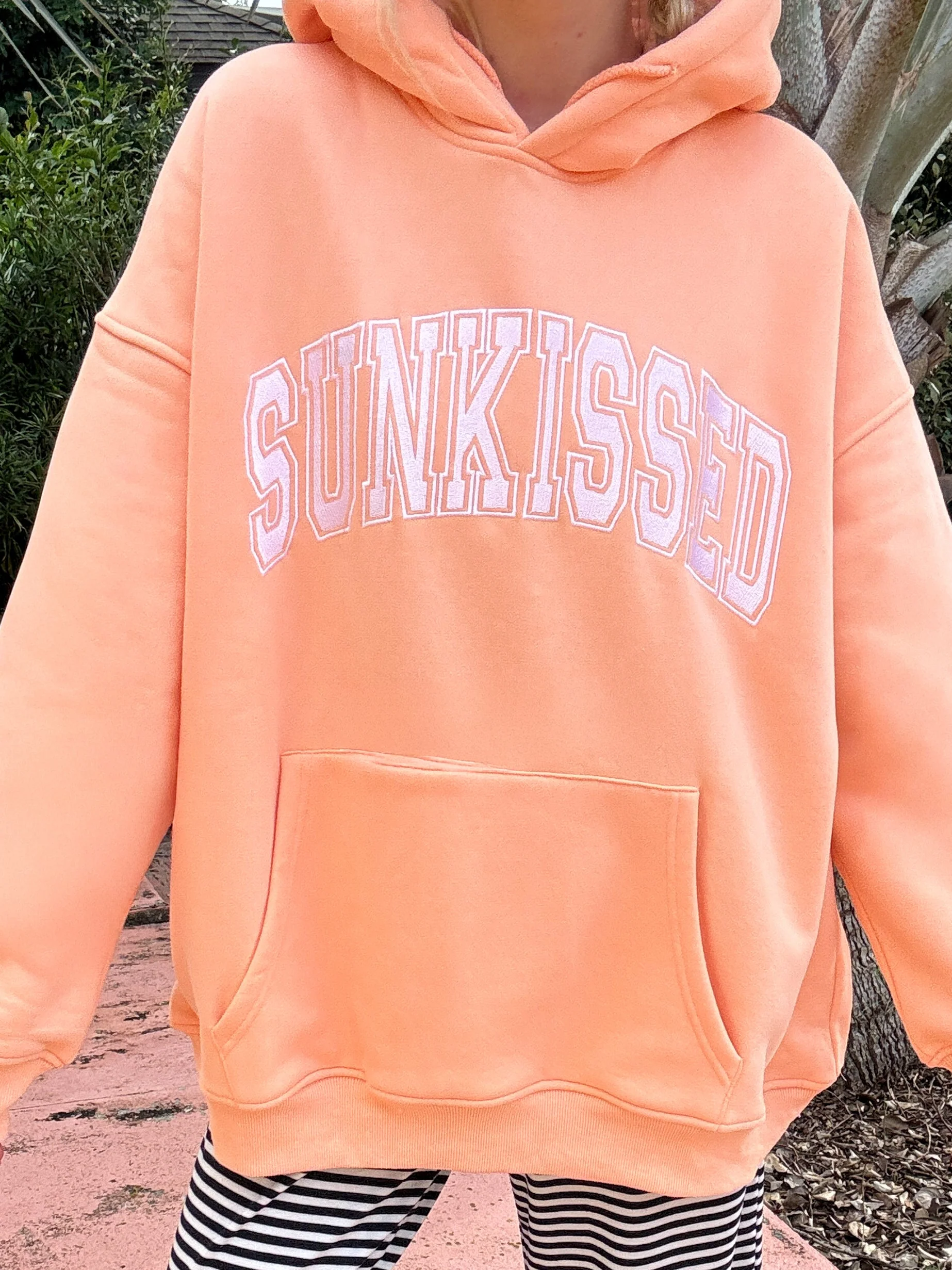 Sunkissed Collegiate Embroider Oversized Hoodie - Image 4