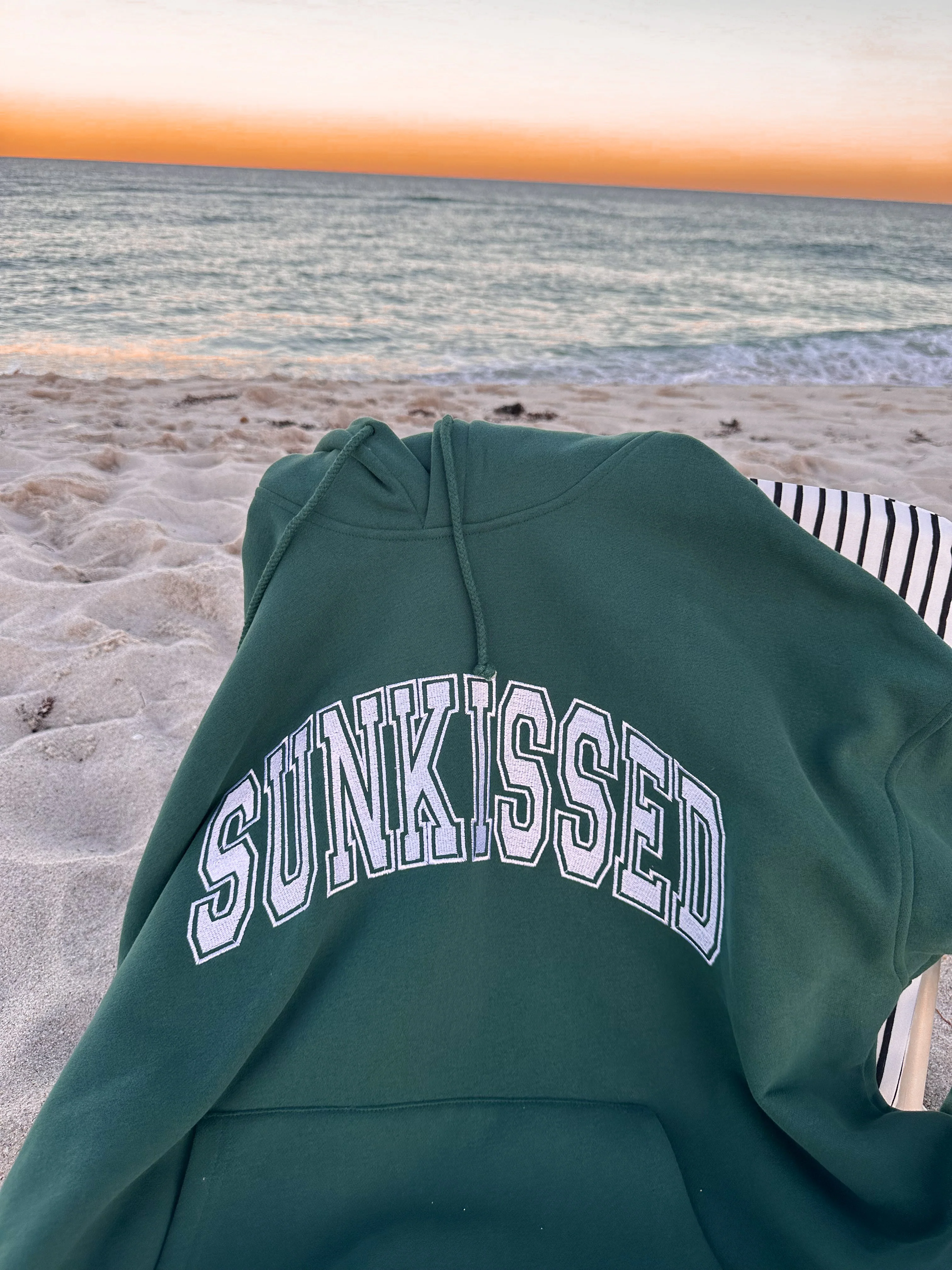 Sunkissed Collegiate Embroider Oversized Hoodie - Image 5