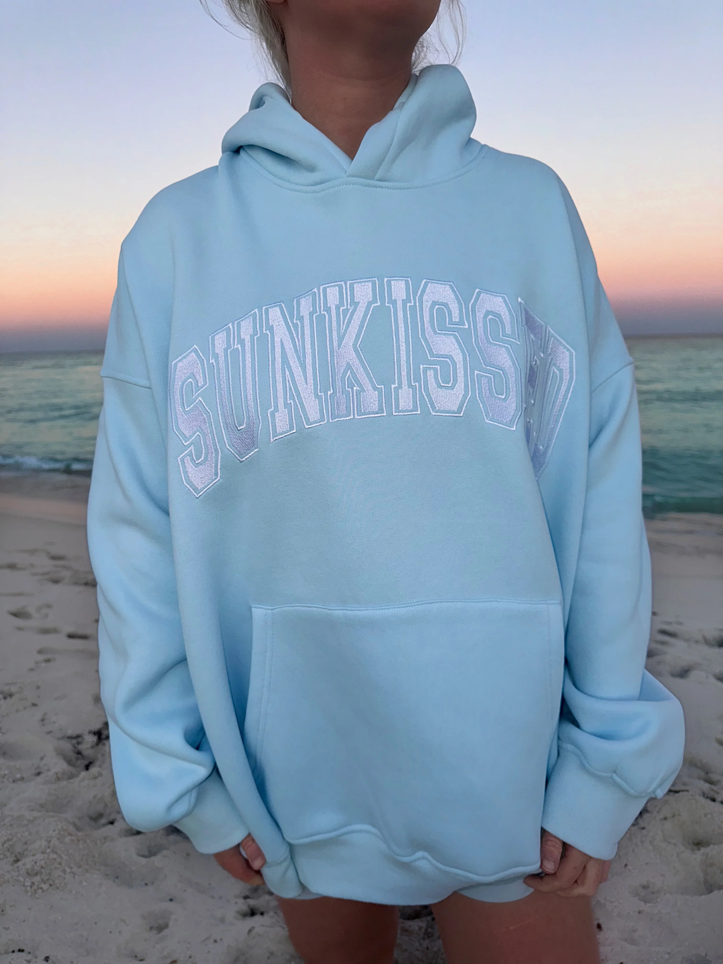 Sunkissed Collegiate Embroider Oversized Hoodie - Image 7