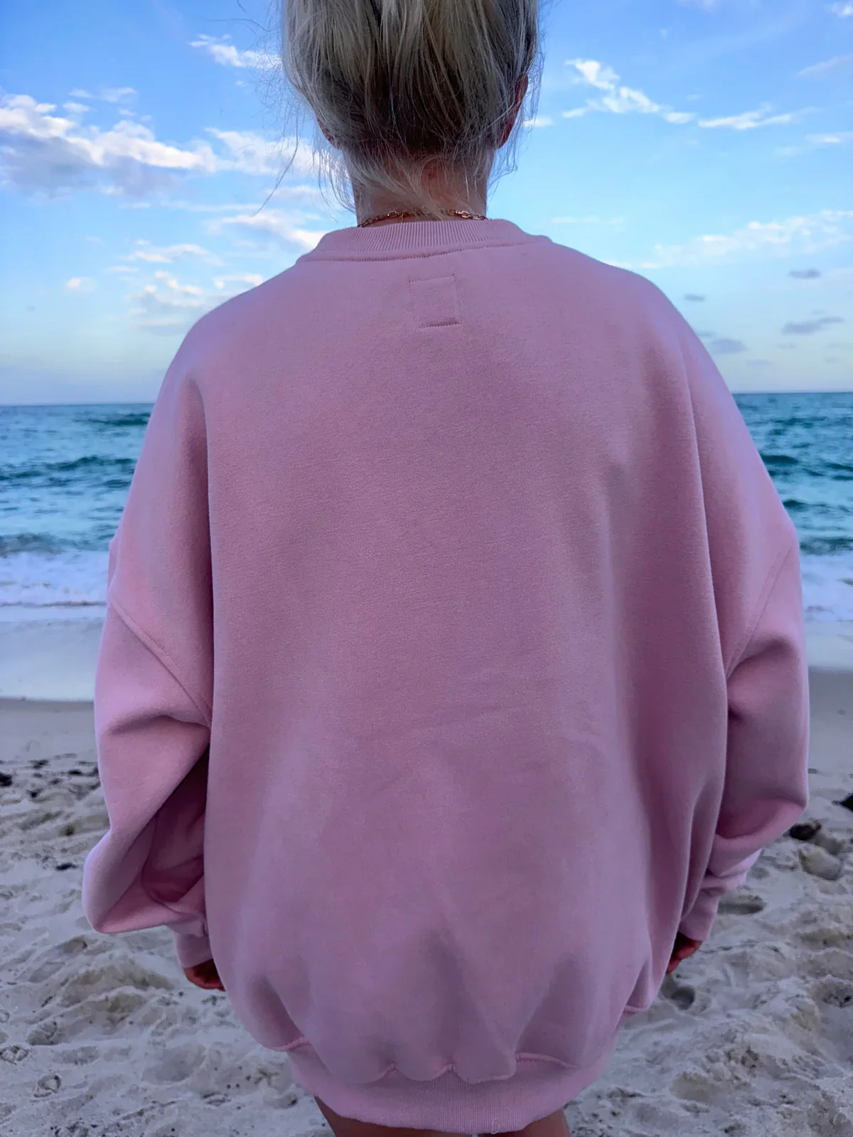 Sunkissed Collegiate Embroider Oversized Crewneck Sweatshirt - Image 22