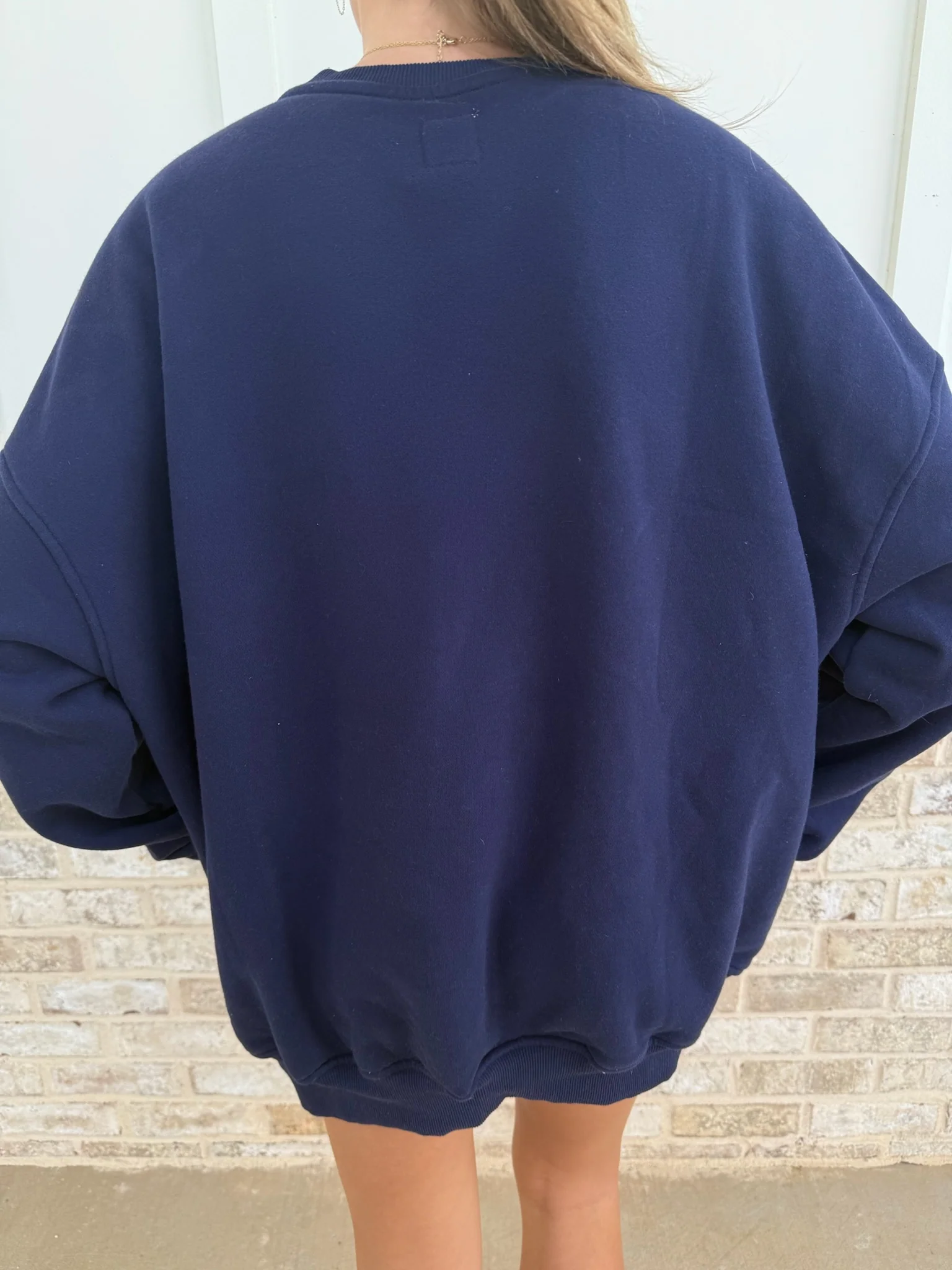 Sunkissed Collegiate Embroider Oversized Crewneck Sweatshirt - Image 34