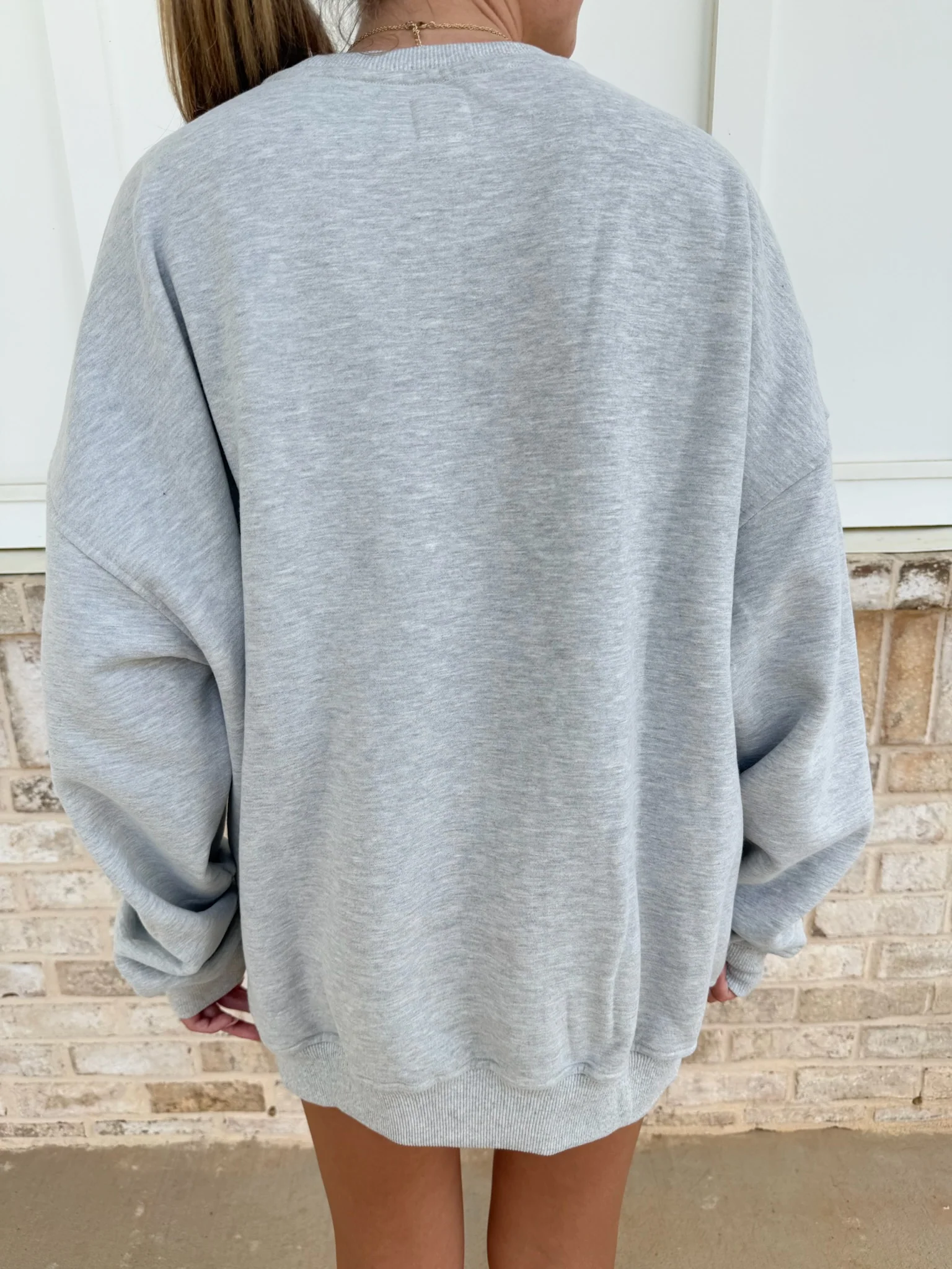Sunkissed Collegiate Embroider Oversized Crewneck Sweatshirt - Image 38