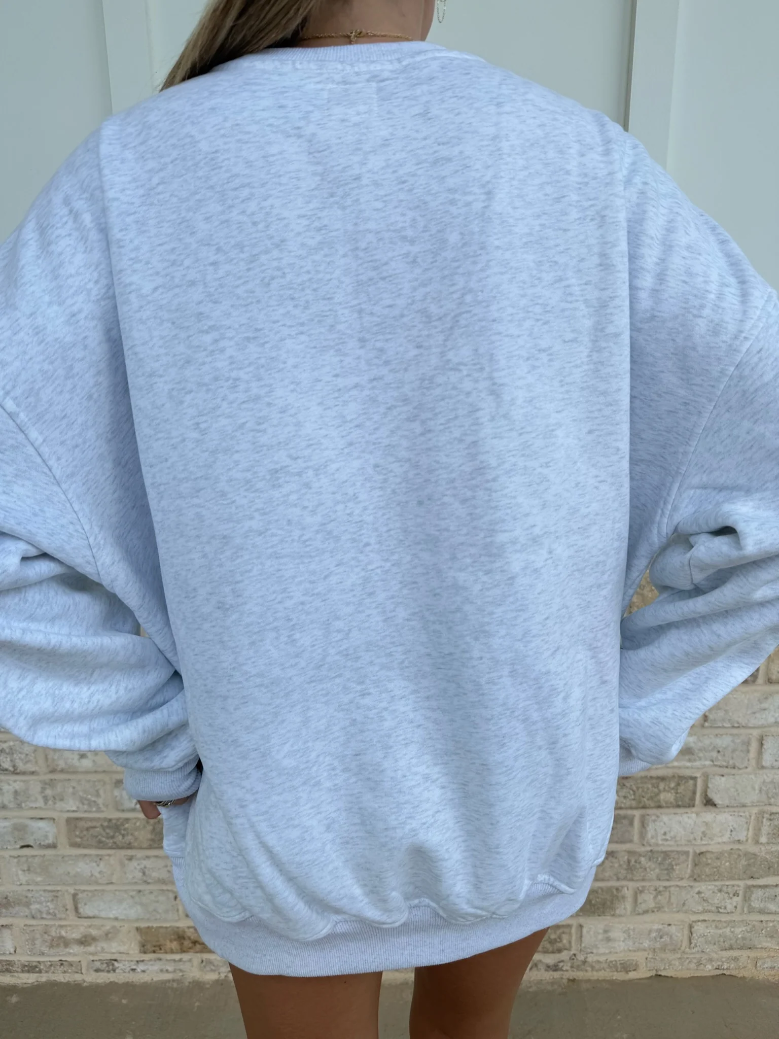Sunkissed Collegiate Embroider Oversized Crewneck Sweatshirt - Image 44