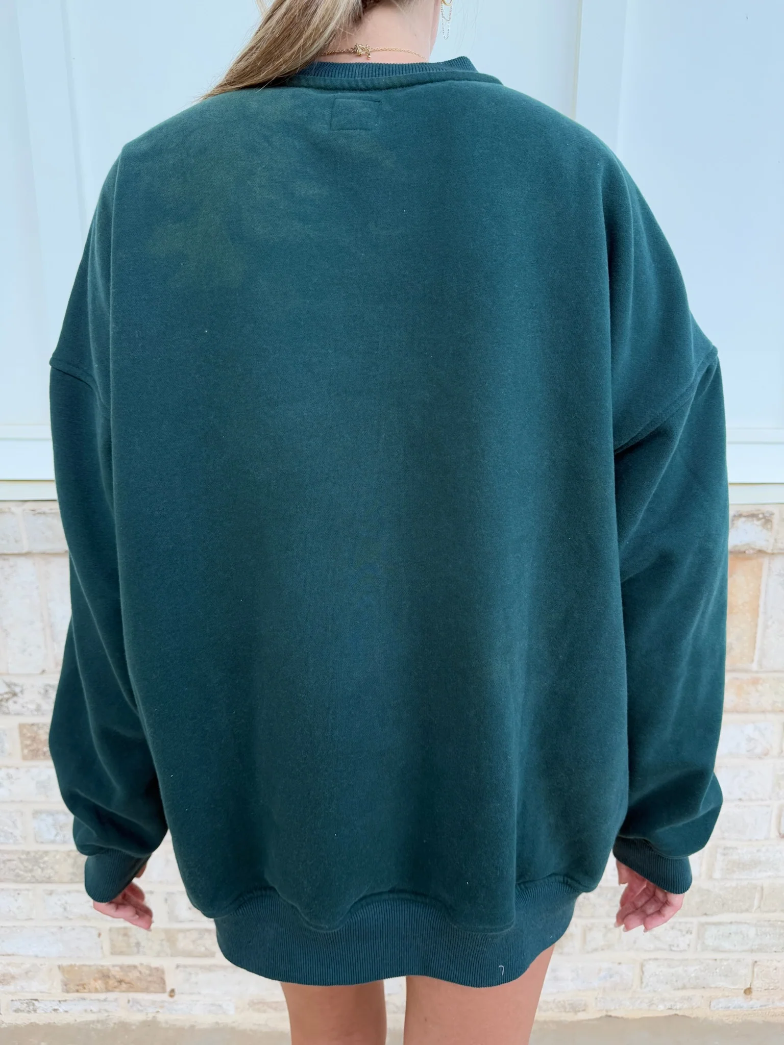 Sunkissed Collegiate Embroider Oversized Crewneck Sweatshirt - Image 48