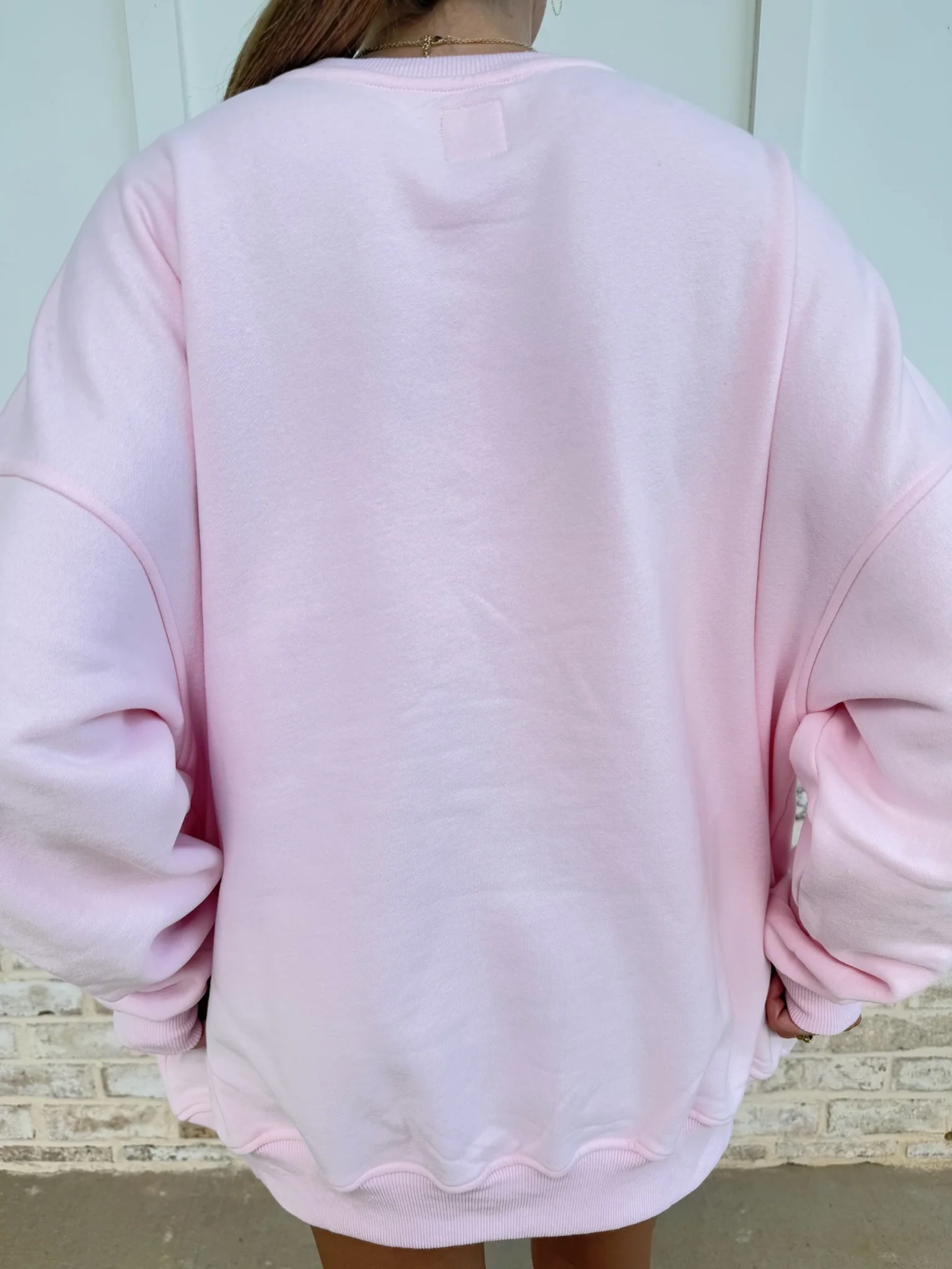 Sunkissed Collegiate Embroider Oversized Crewneck Sweatshirt - Image 52