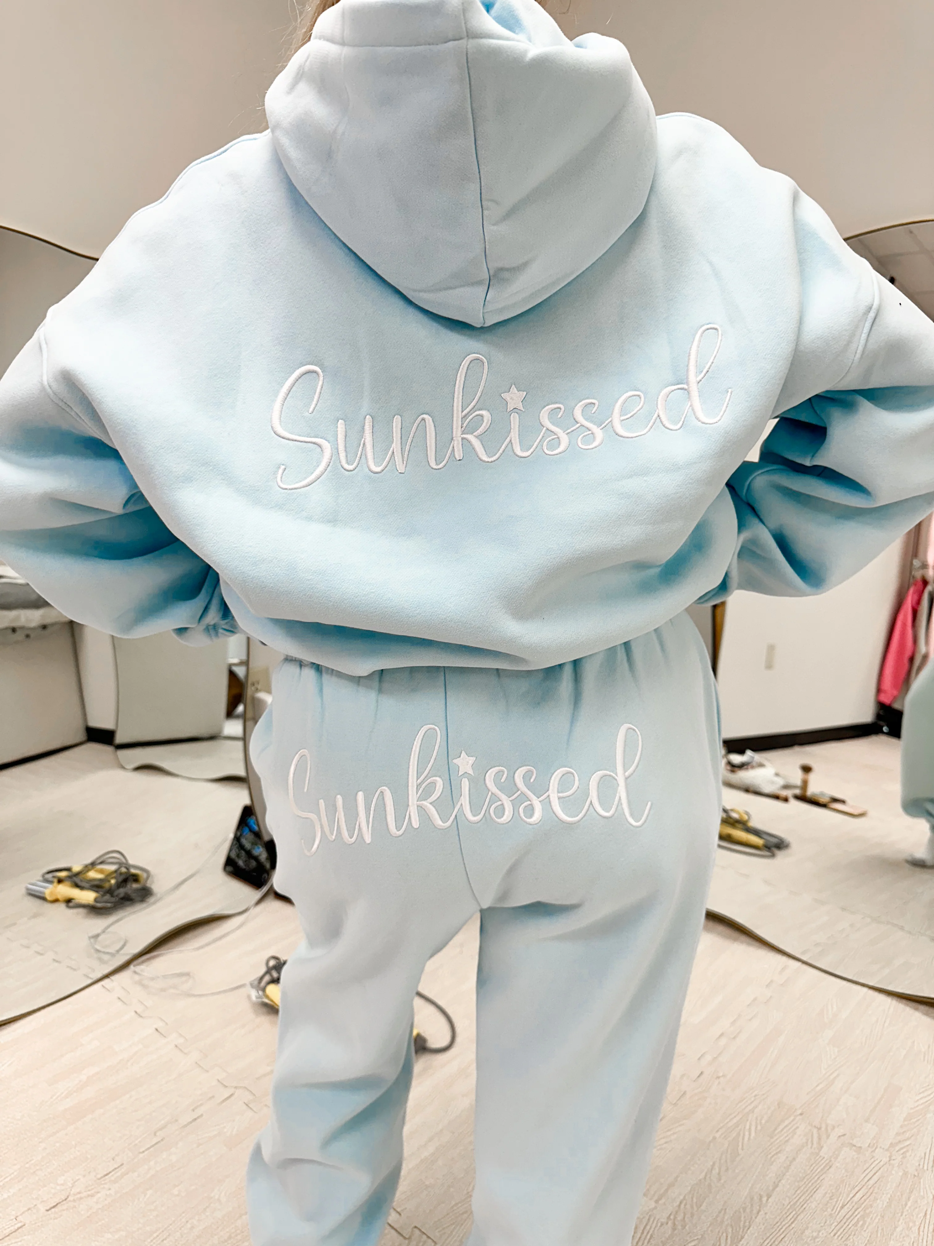 Sunkissed Cursive Embroider Jogger Sweatpants - Image 6