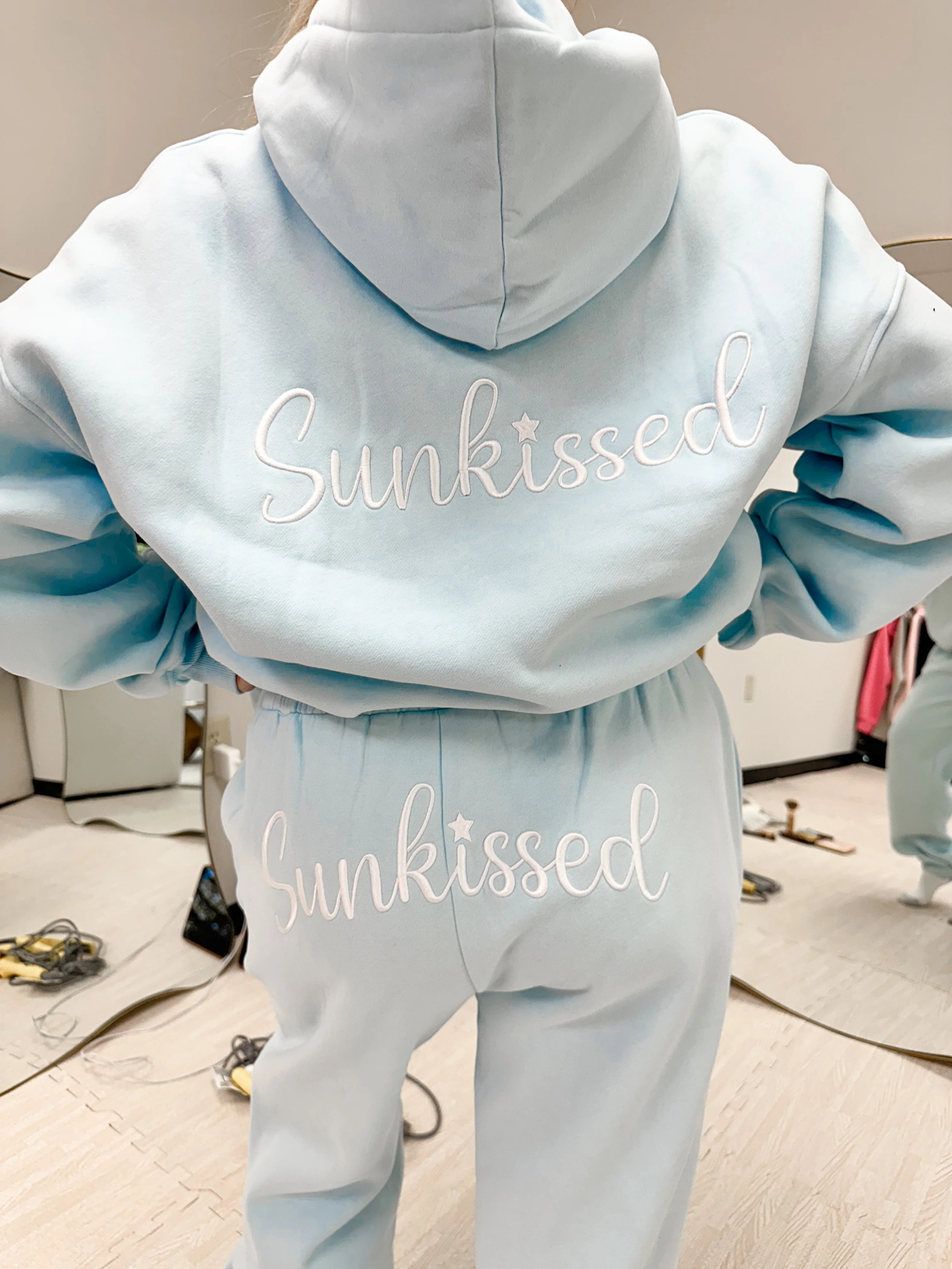 Sunkissed Cursive Embroider Jogger Sweatpants - Image 7