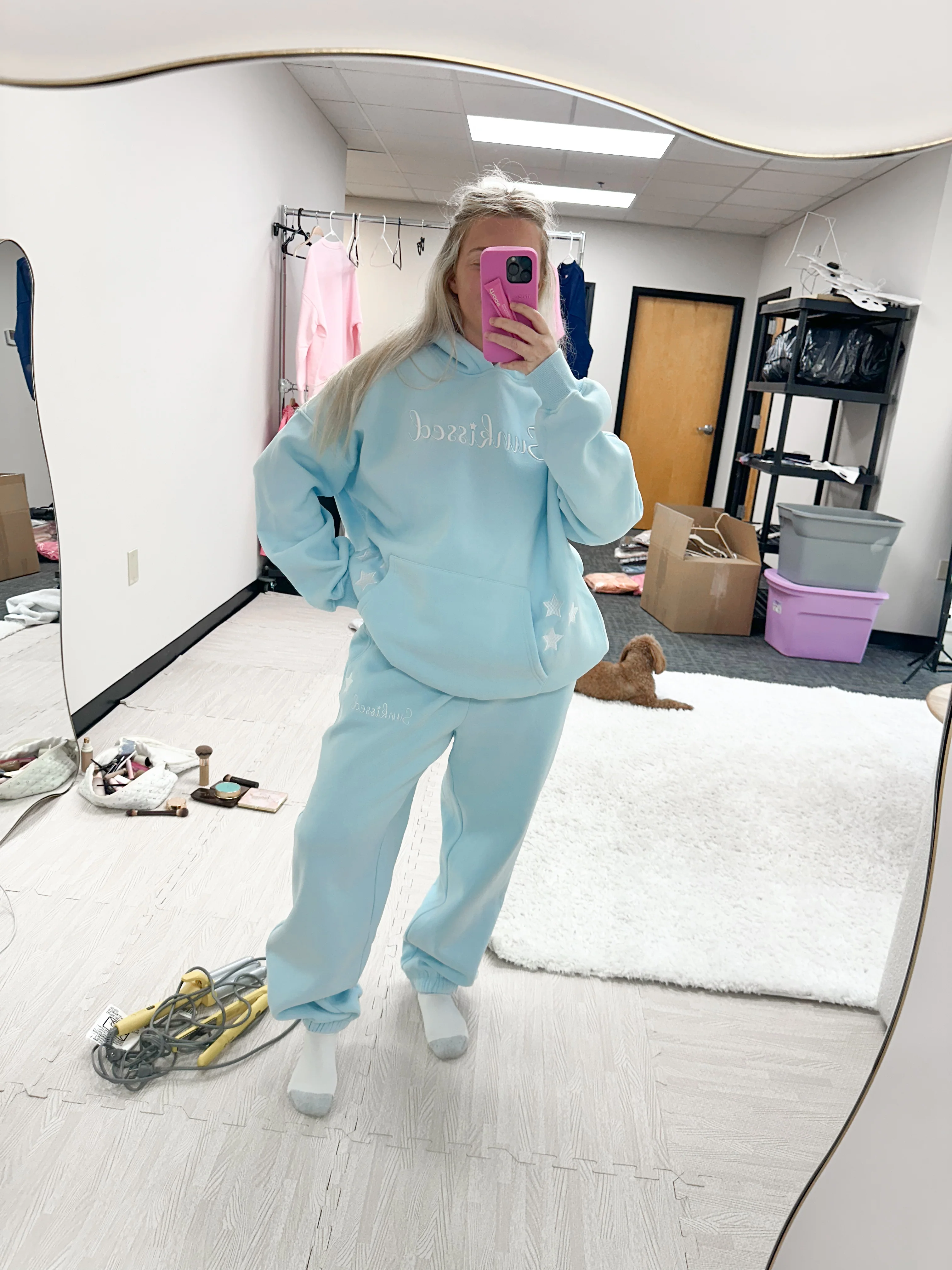 Sunkissed Cursive Embroider Jogger Sweatpants - Image 9