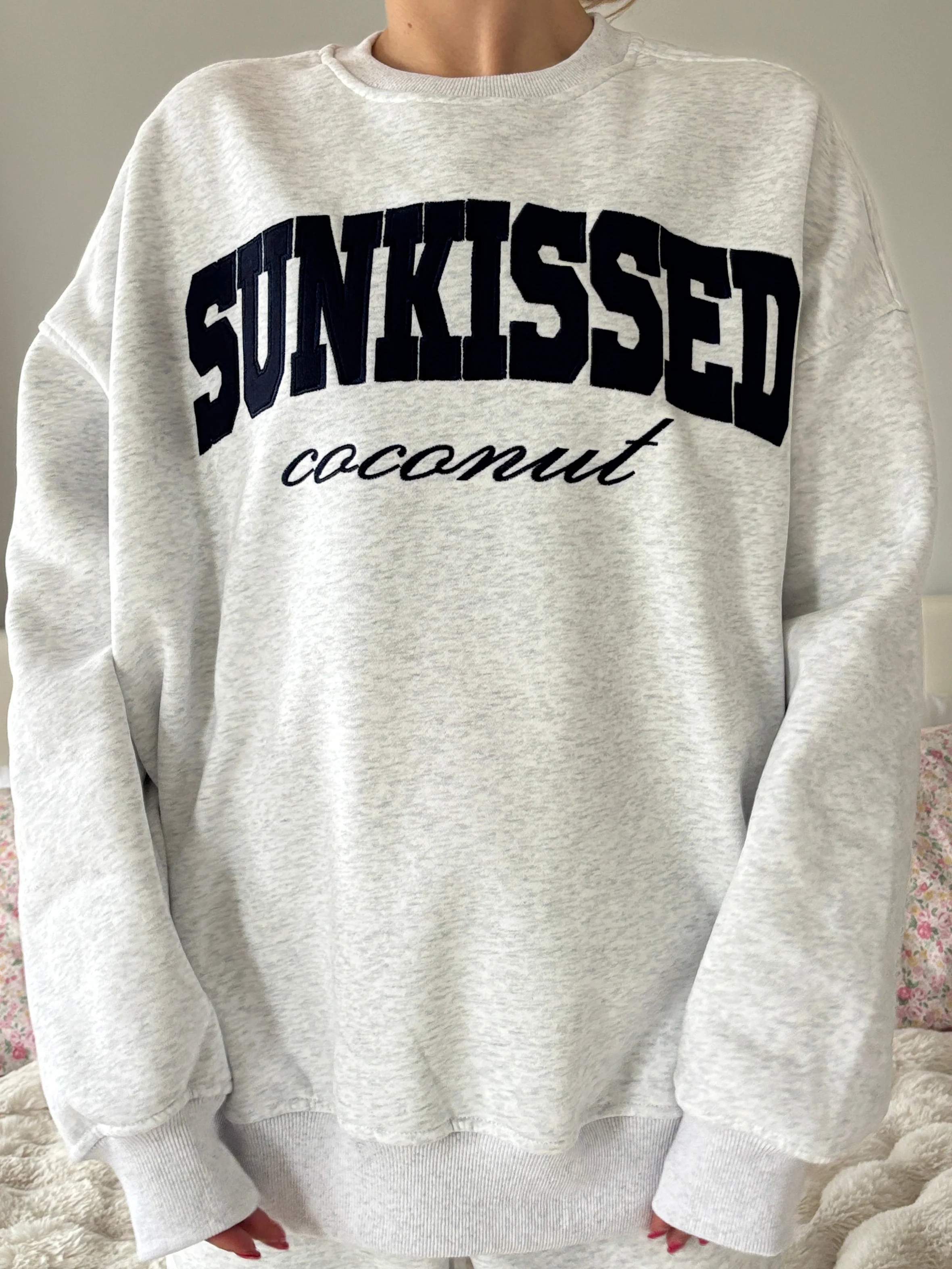 Pearl Grey Newport Sunkissed Sweatshirt - Image 13
