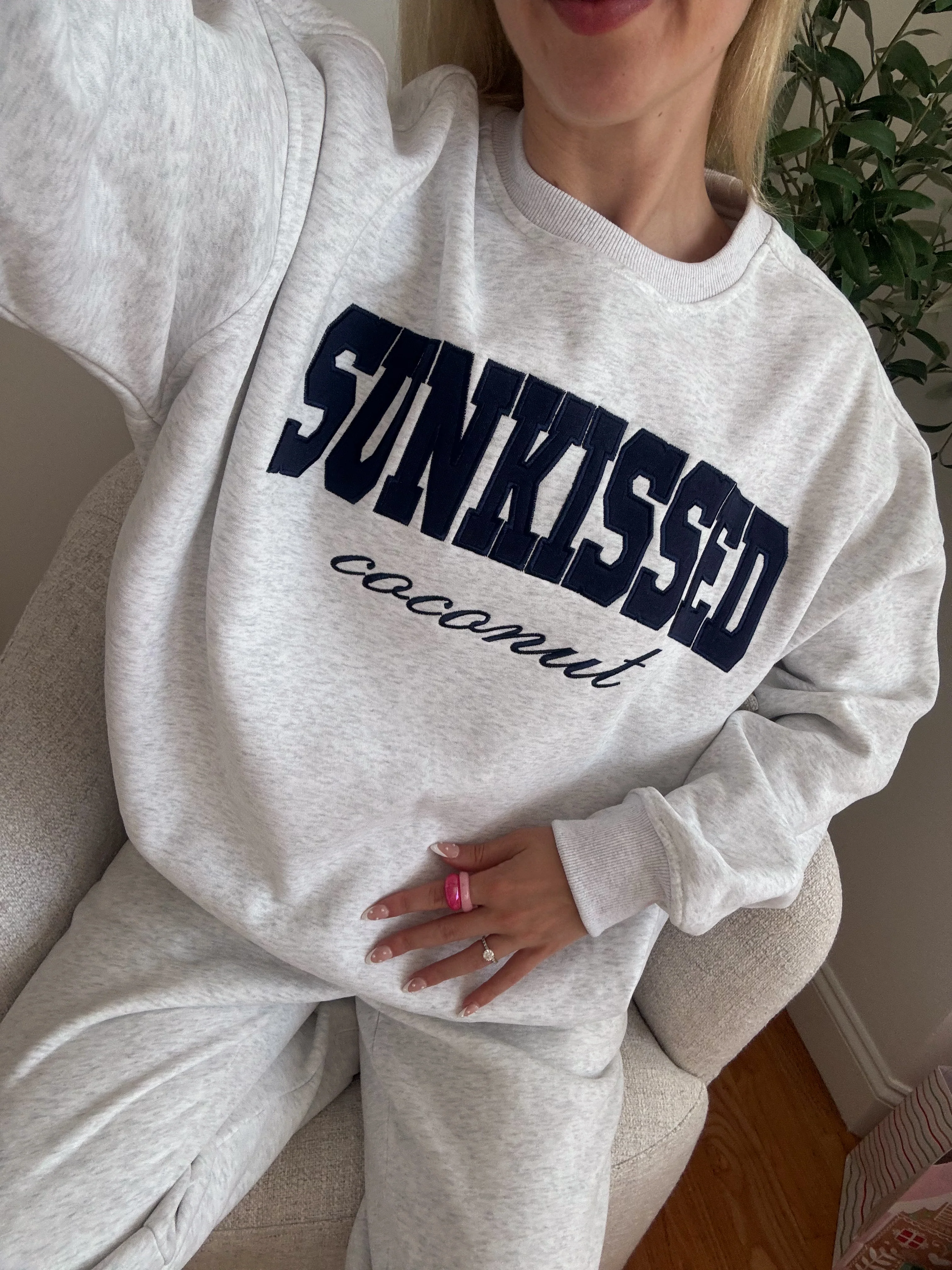 Pearl Grey Newport Sunkissed Sweatshirt - Image 14