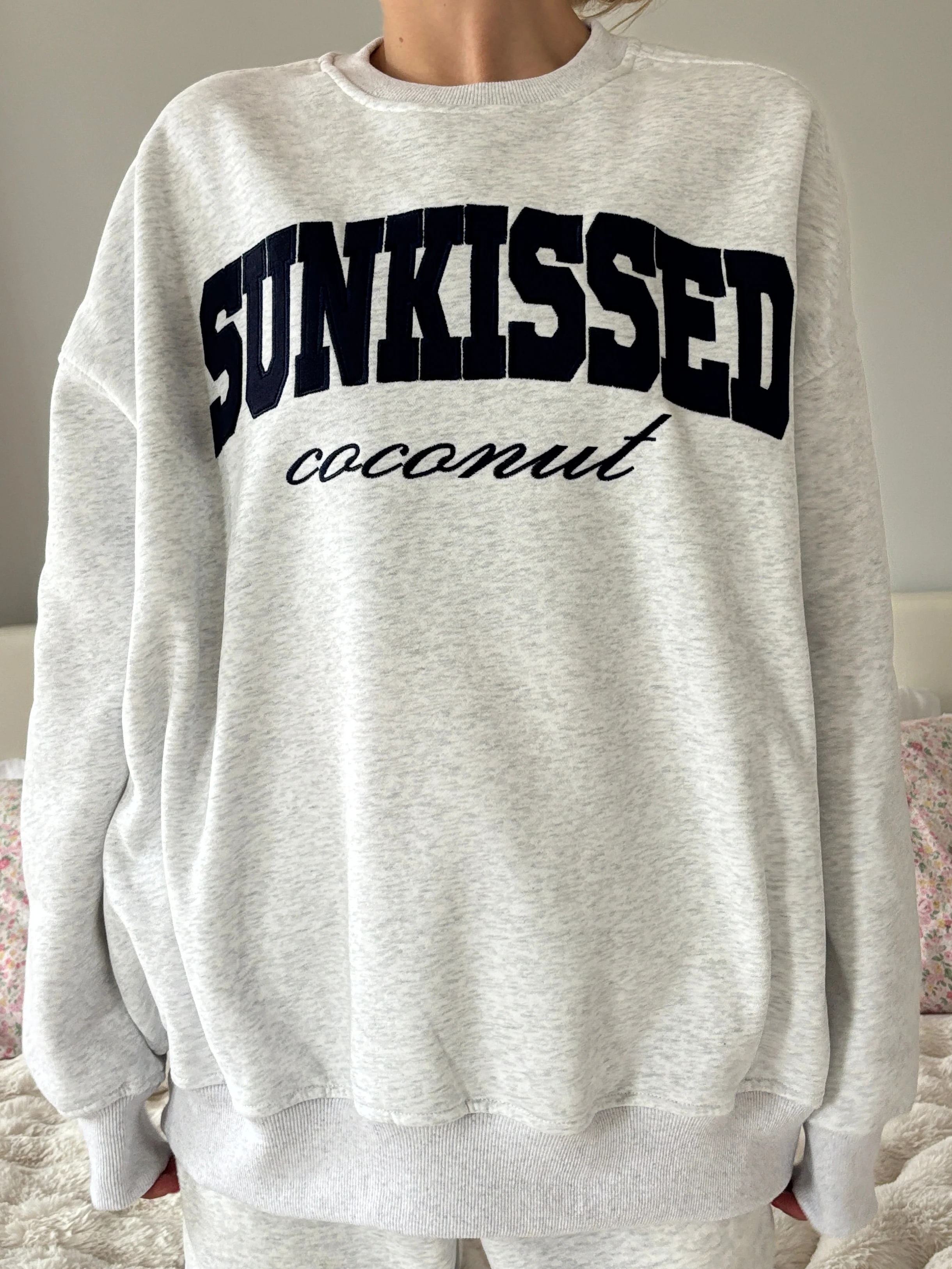 Pearl Grey Newport Sunkissed Sweatshirt - Image 3
