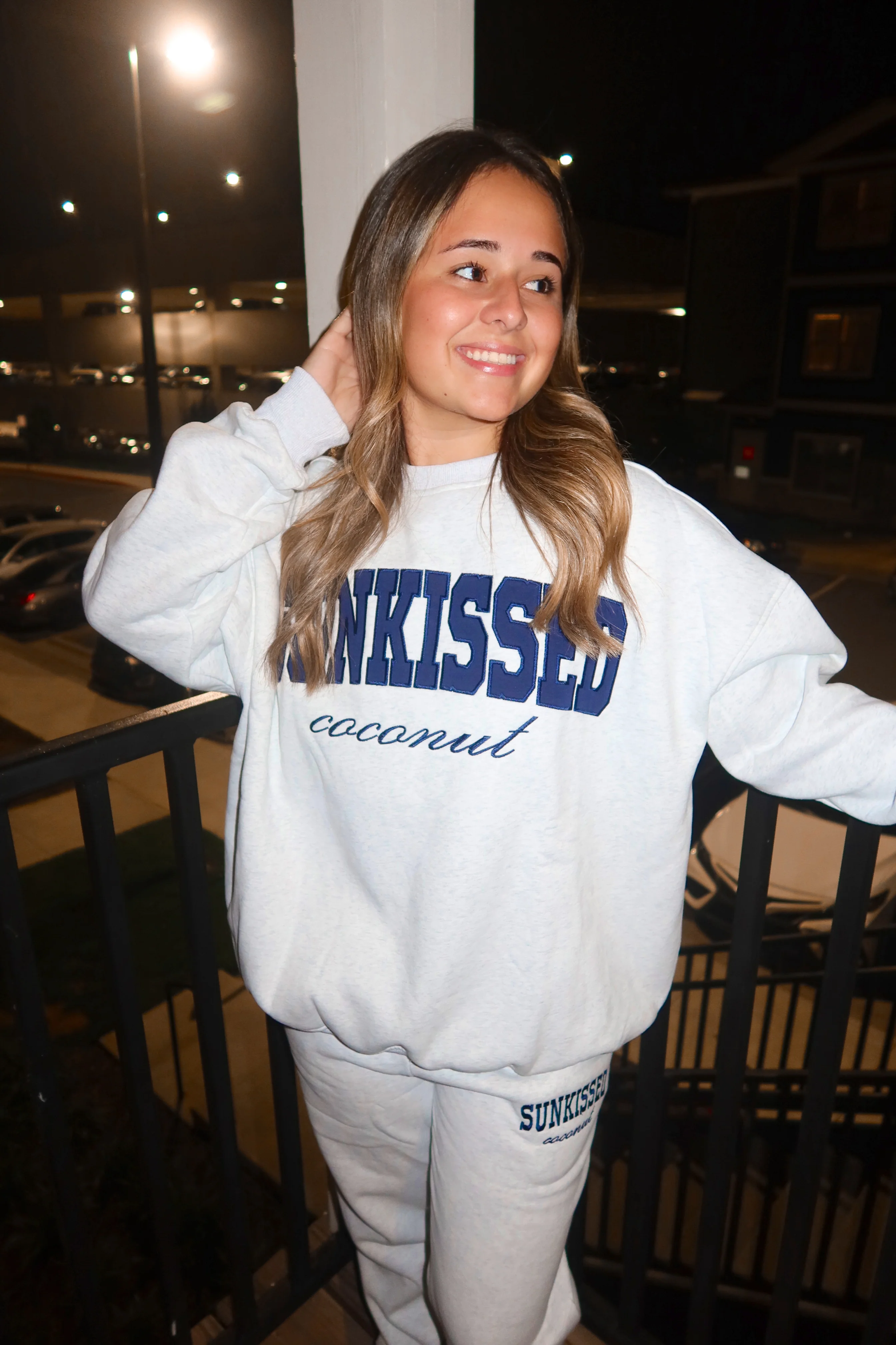 Pearl Grey Newport Sunkissed Sweatshirt - Image 8