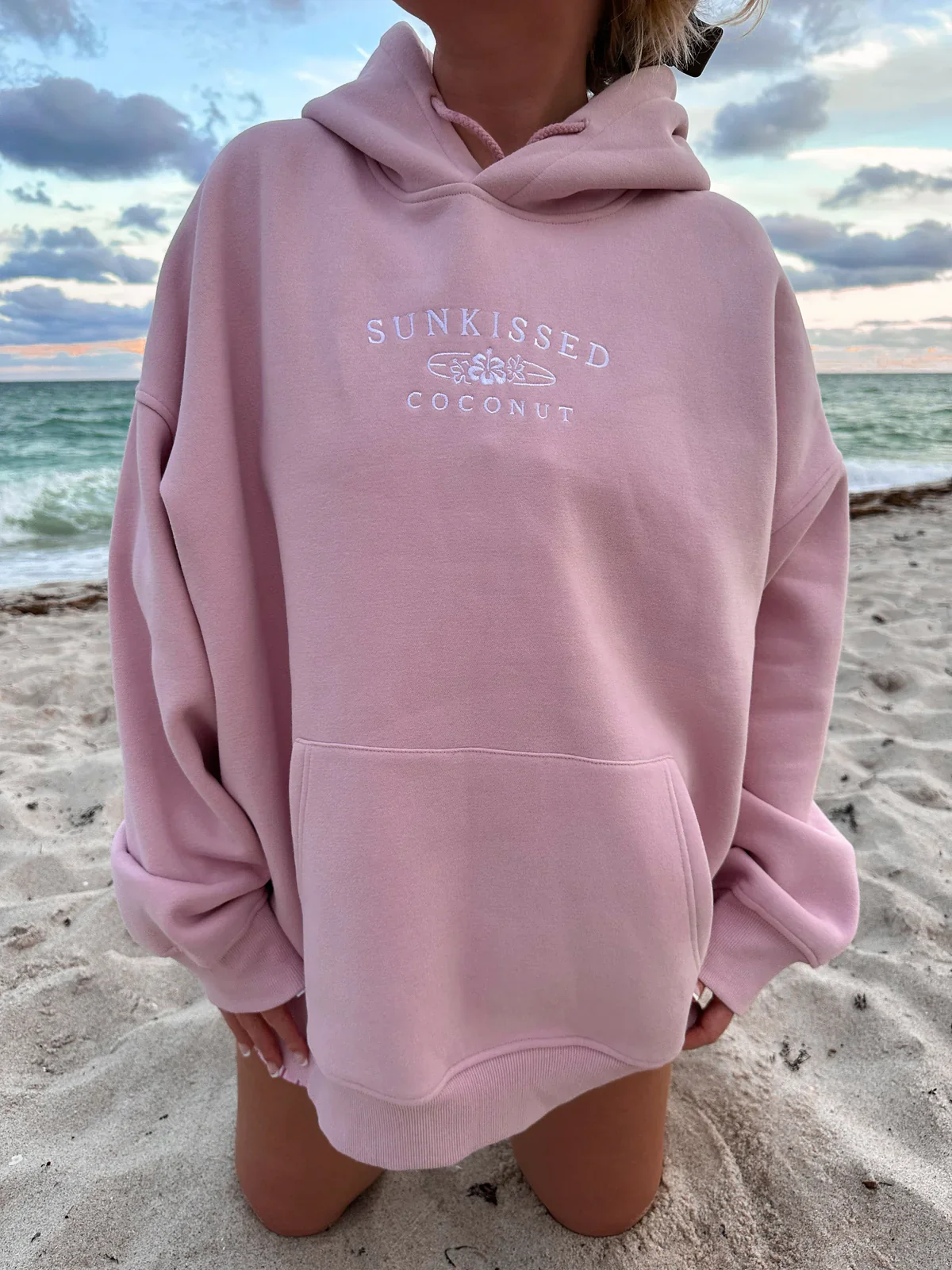 Sunkissedcoconut Embroider Oversized Hoodie - Image 12