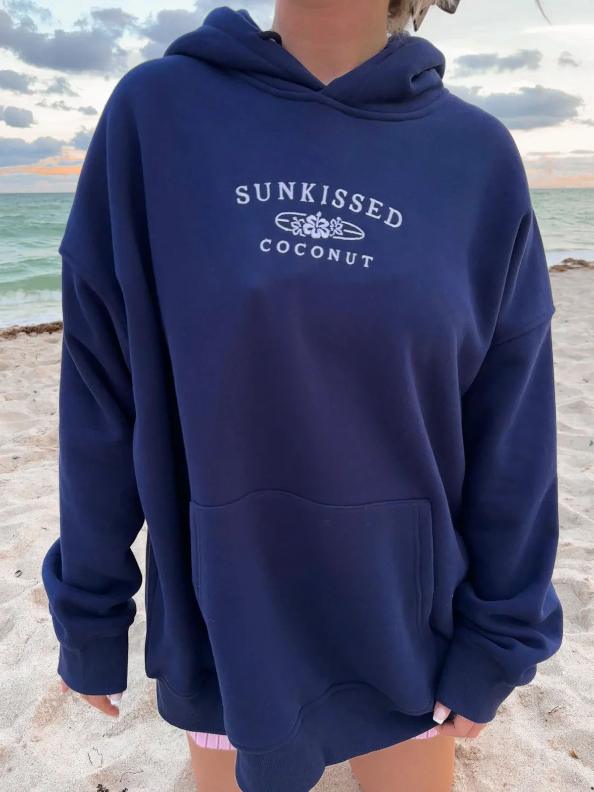 Sunkissedcoconut Embroider Oversized Hoodie - Image 15