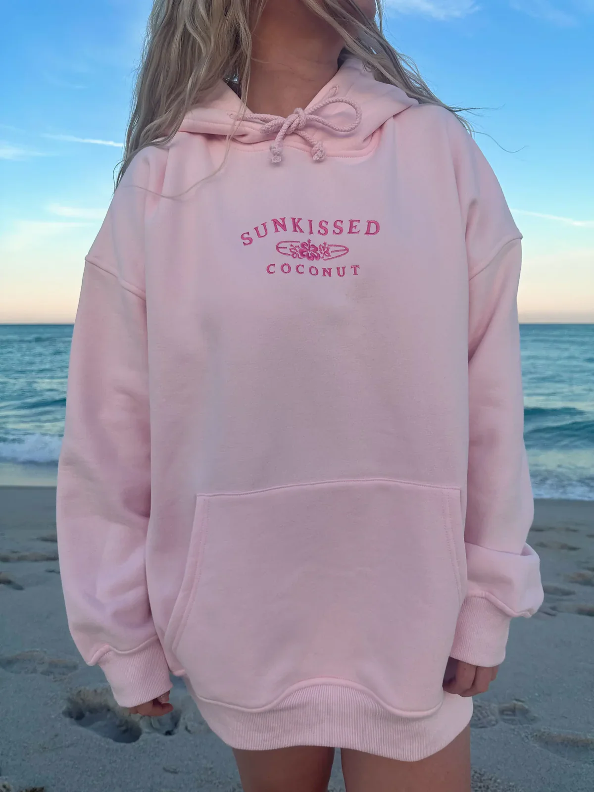 Sunkissedcoconut Embroider Oversized Hoodie - Image 7