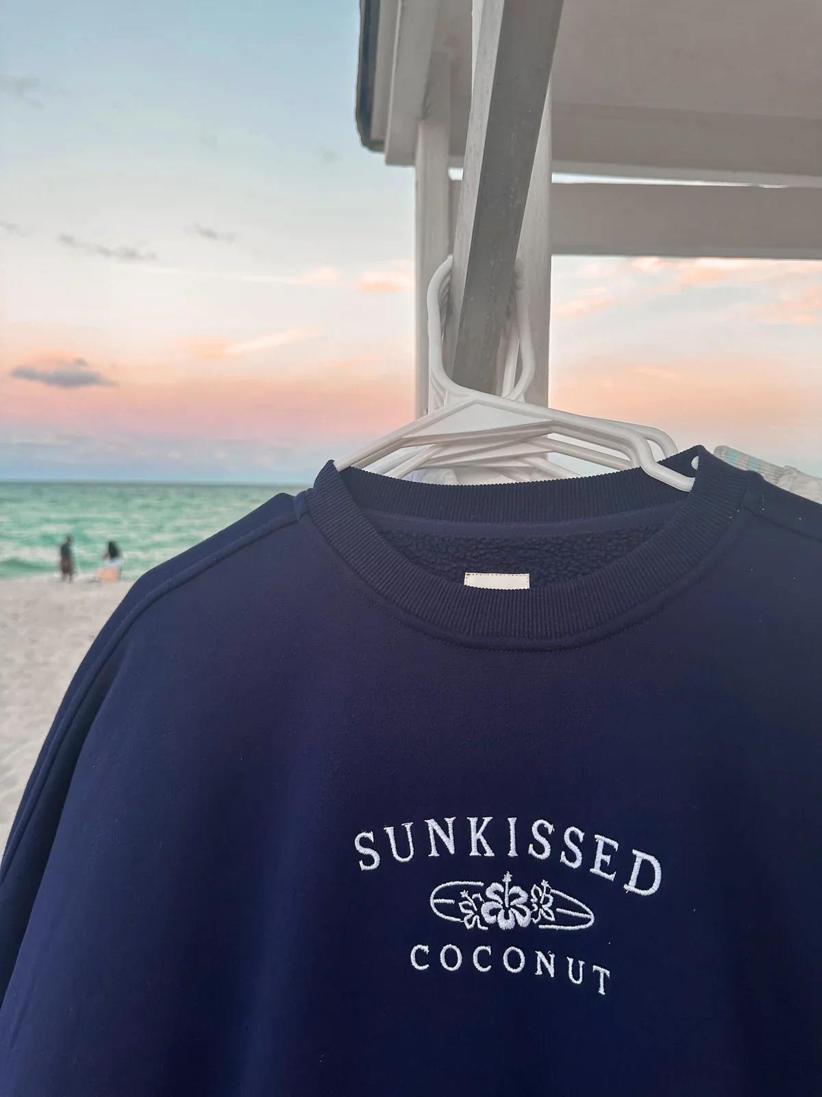 Sunkissedcoconut Embroider Oversized Crewneck Sweatshirt - Image 14