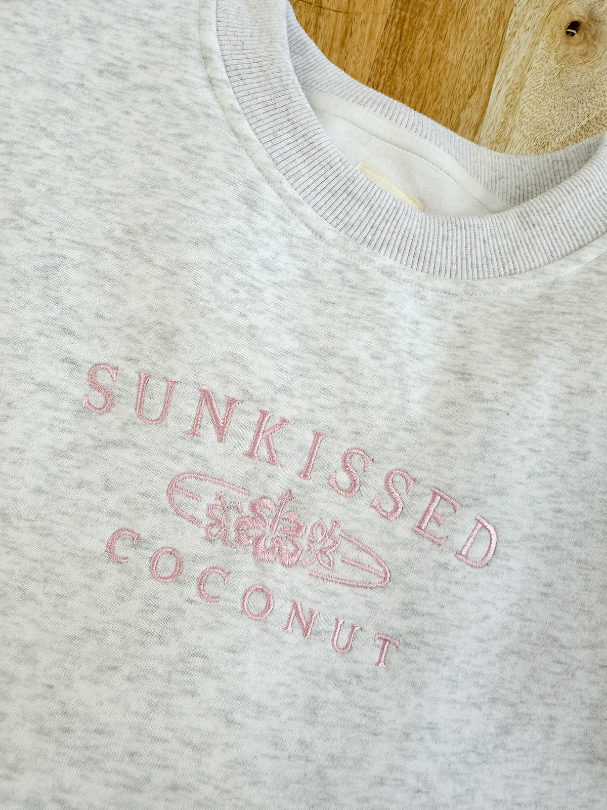 Sunkissedcoconut Embroider Oversized Crewneck Sweatshirt - Image 19