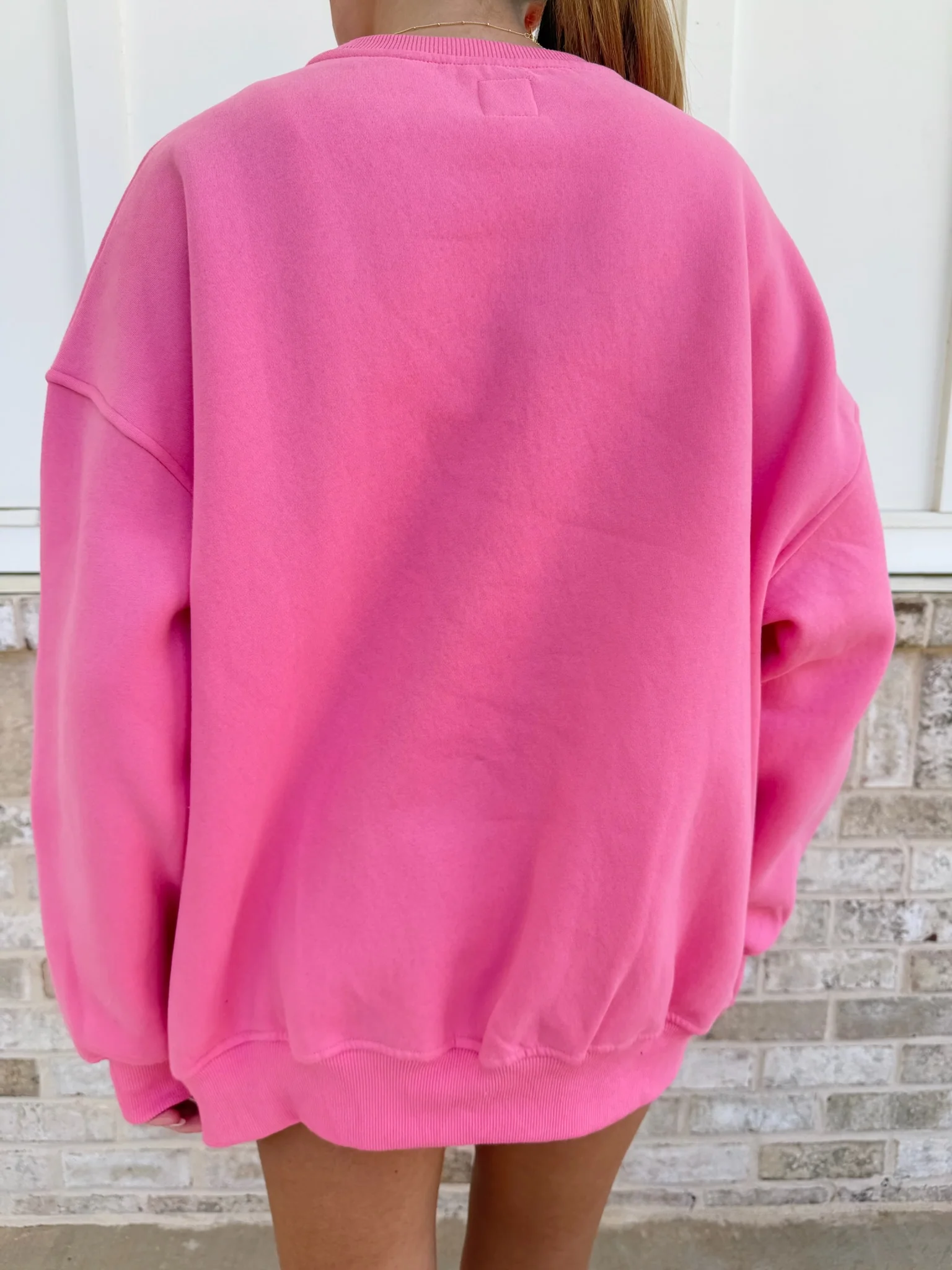 Sunkissedcoconut Embroider Oversized Crewneck Sweatshirt - Image 35