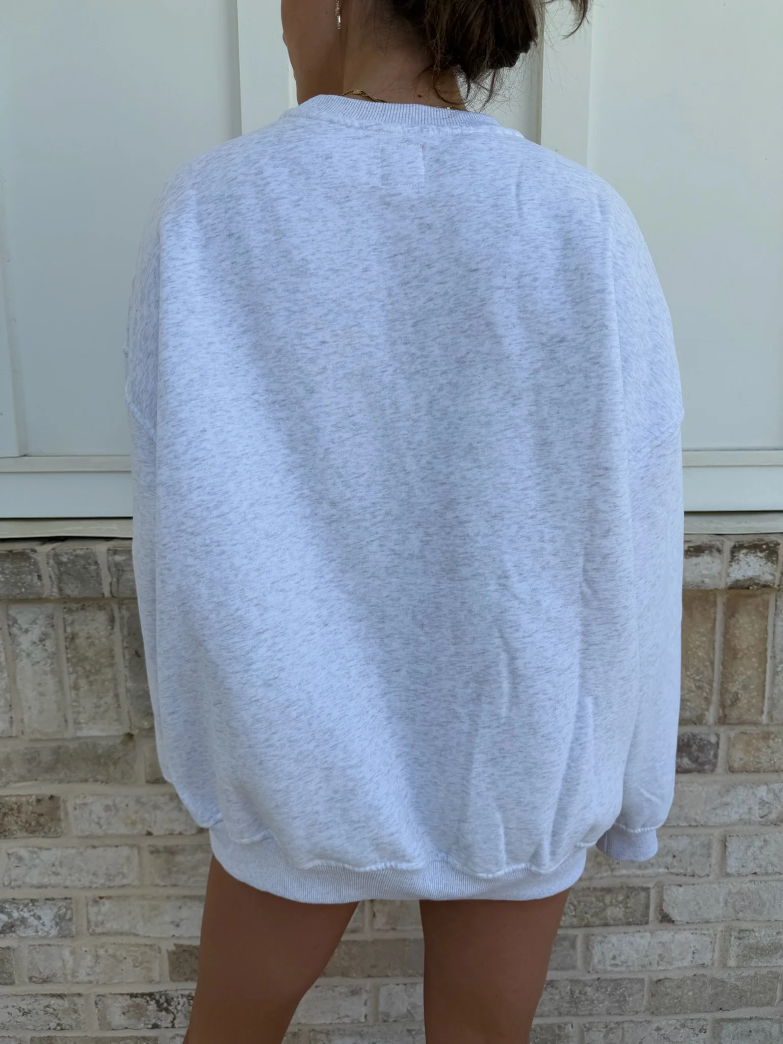 Sunkissedcoconut Embroider Oversized Crewneck Sweatshirt - Image 36