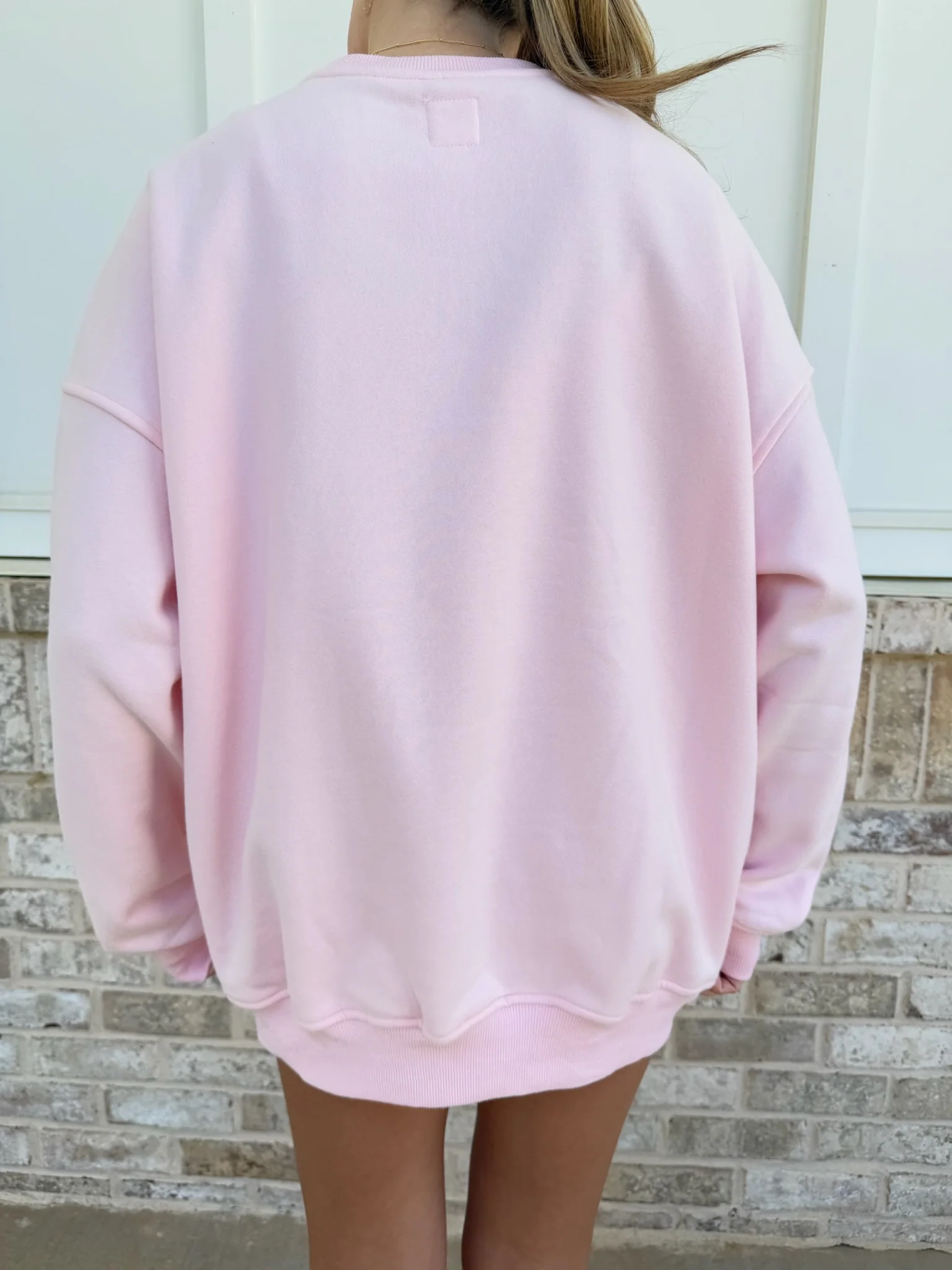 Sunkissedcoconut Embroider Oversized Crewneck Sweatshirt - Image 38