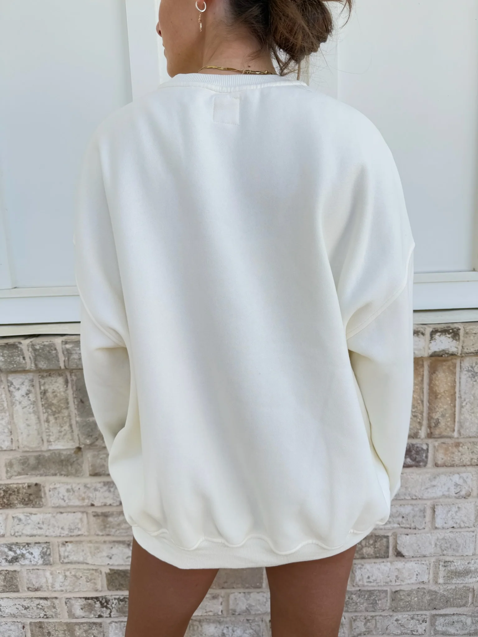 Sunkissedcoconut Embroider Oversized Crewneck Sweatshirt - Image 41