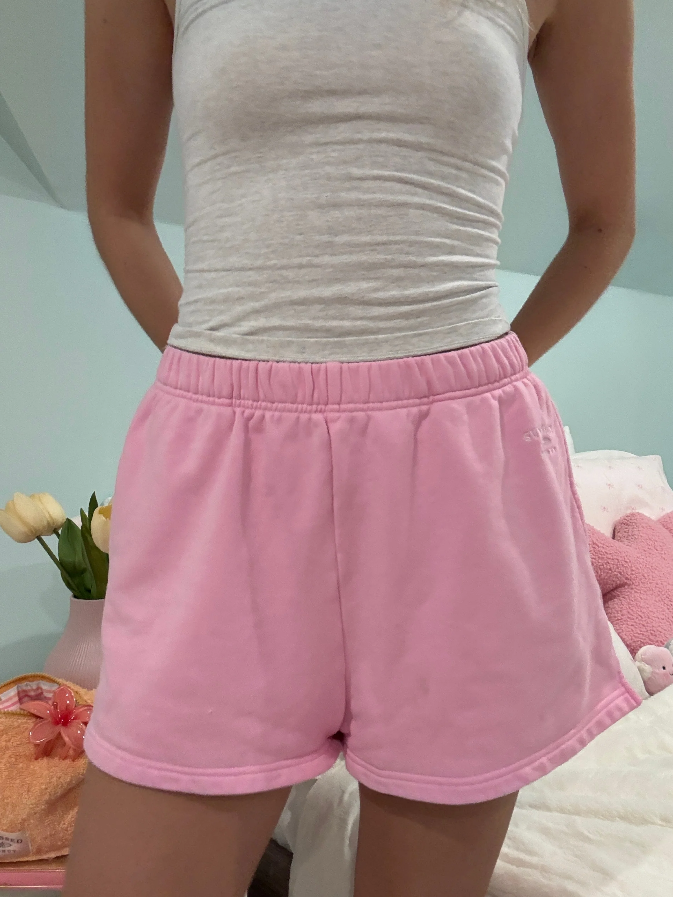 Sunkissedcoconut Embroidered Sweat Shorts 100% Cotton - Image 28