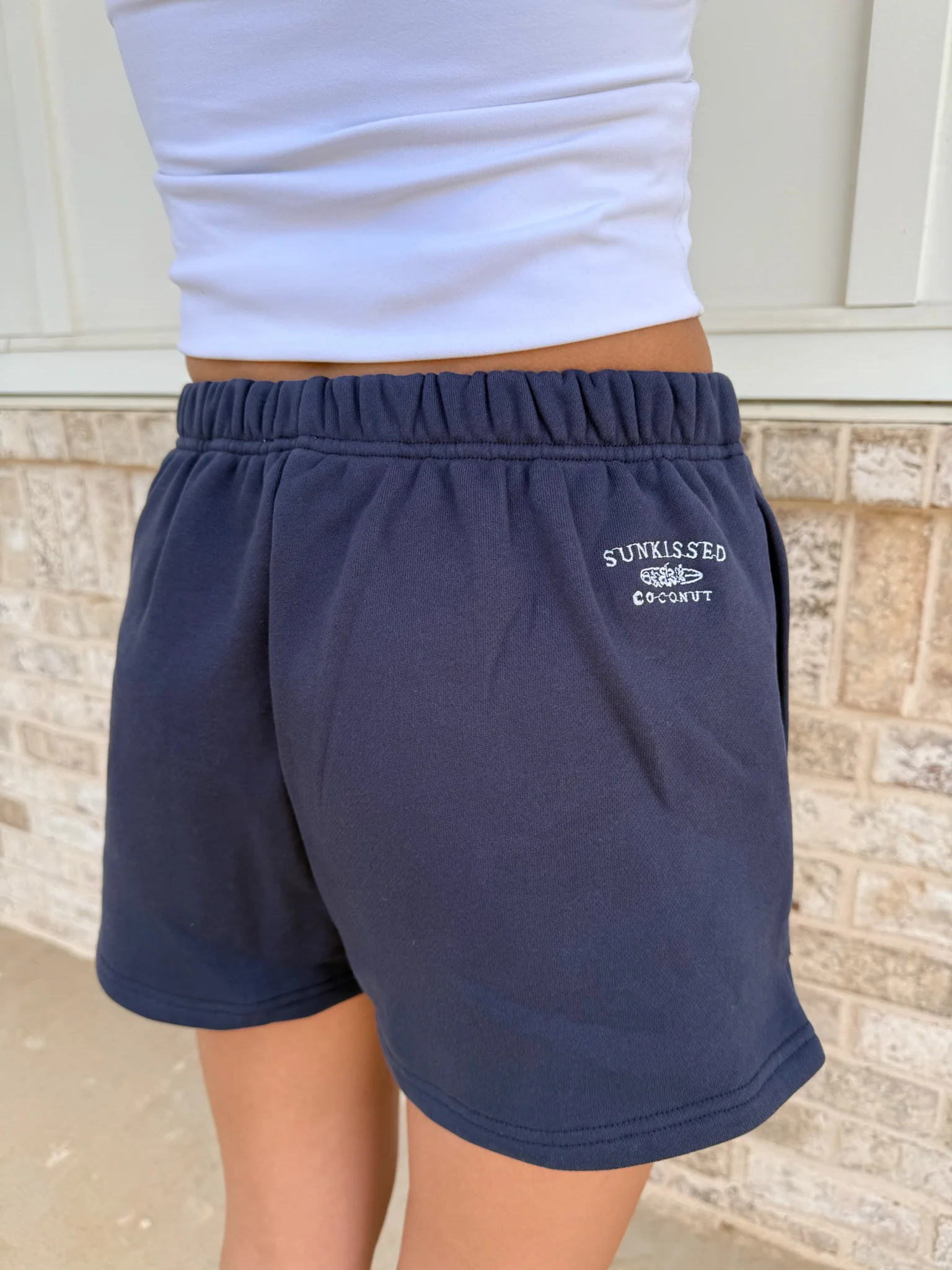 Sunkissedcoconut Embroidered Sweat Shorts 100% Cotton - Image 5